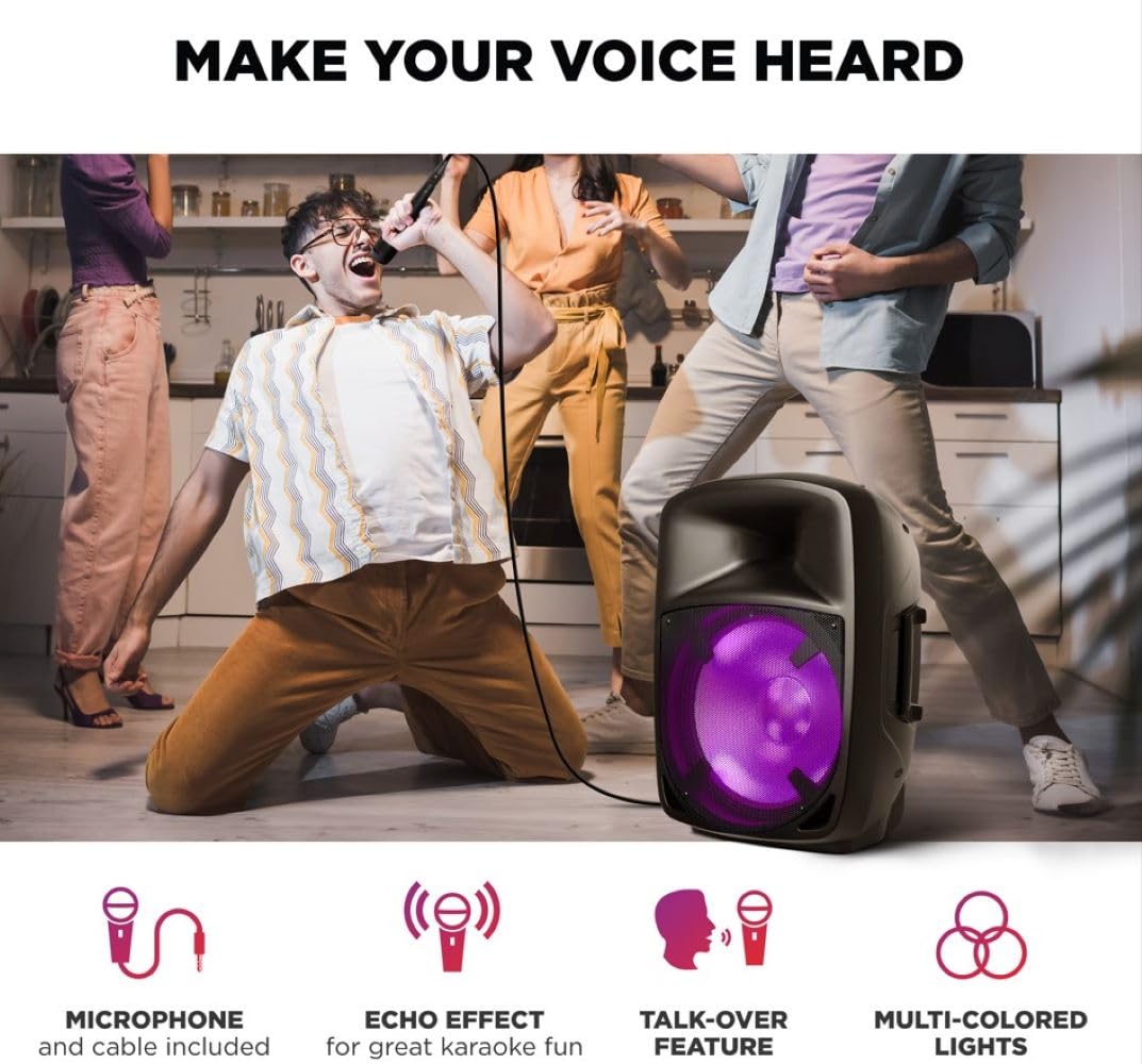 ION Audio Pro Glow 1500 - 250W 15