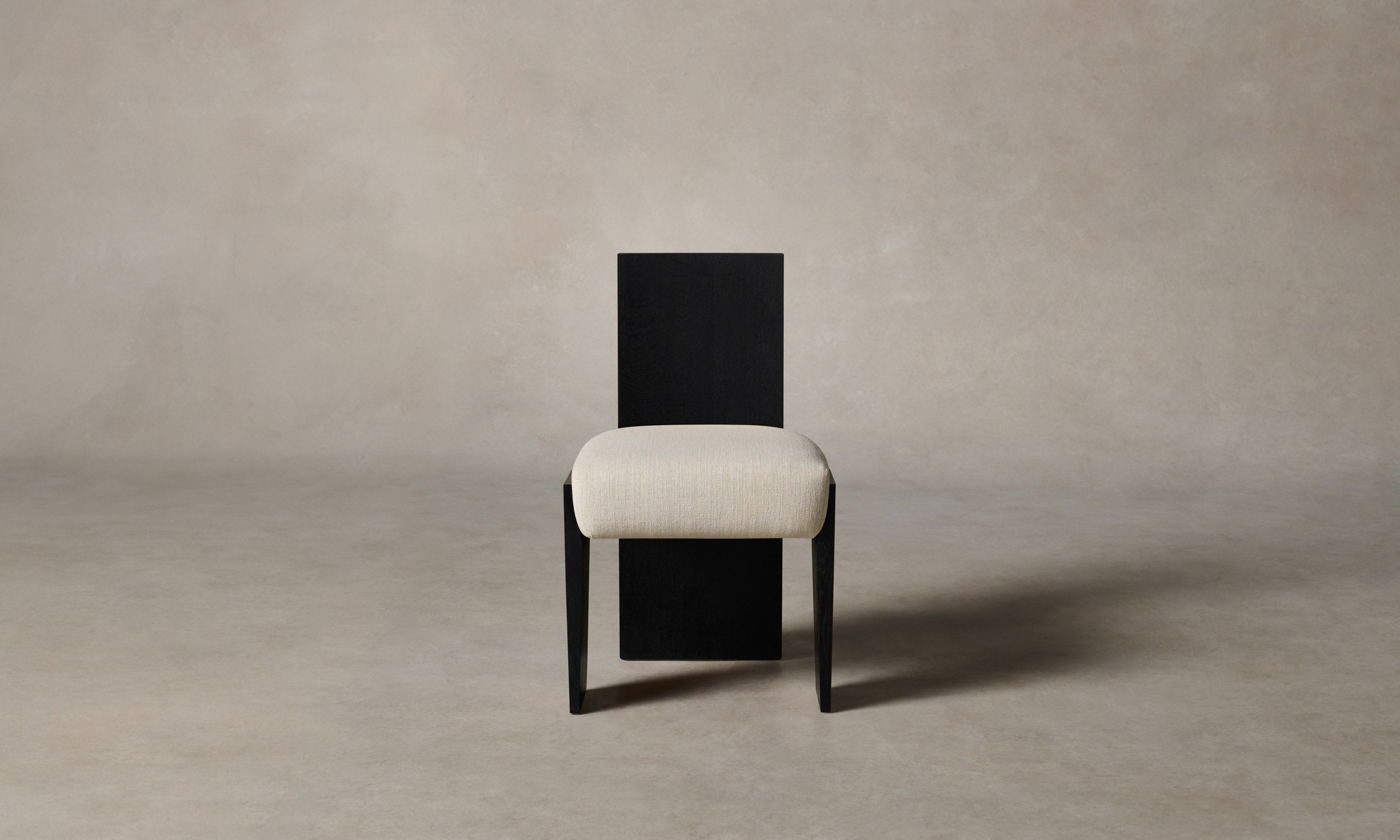 Garrett Dining Chair - Heritage Belgian Linen Upholstery & Solid Alder Wood Frame - Perfect for Farmhouse, Modern & Transitional Dining Rooms