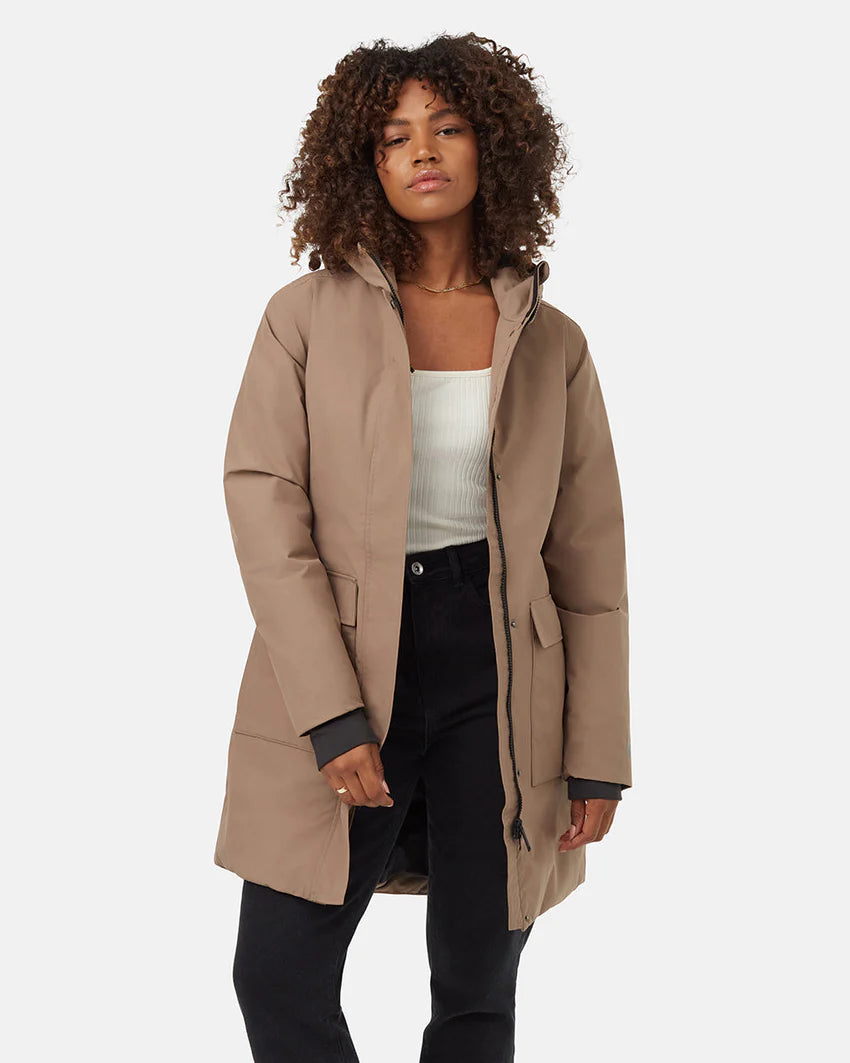 Women's Daily Parka Jacket - TCW5648 Waterproof Windproof Winter Coat for Outdoor Activities & Commuting