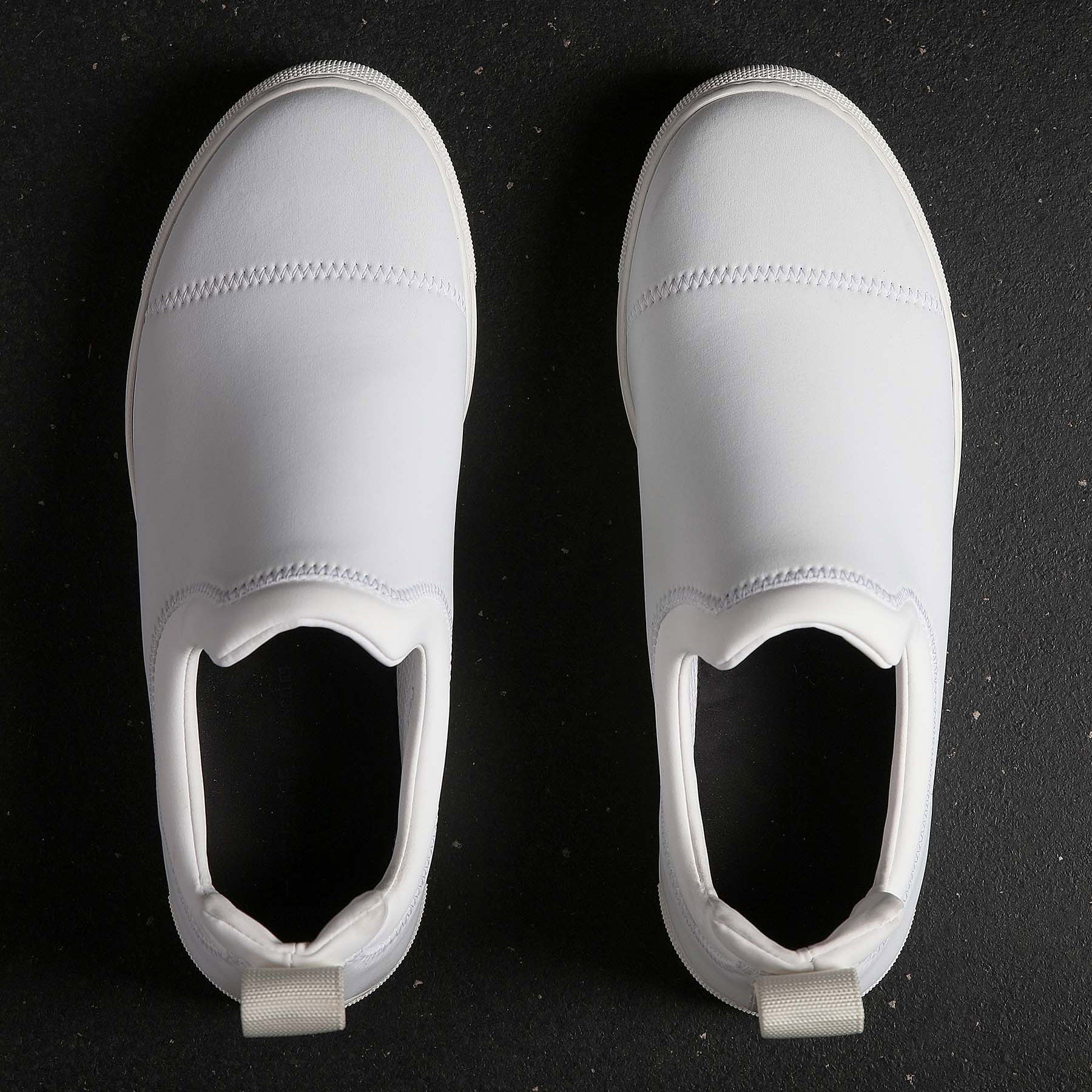 Men's Zuma Scuba Slip-On Sneakers - White | Comfortable Casual Shoes for Walking, Travel & Everyday Wear
