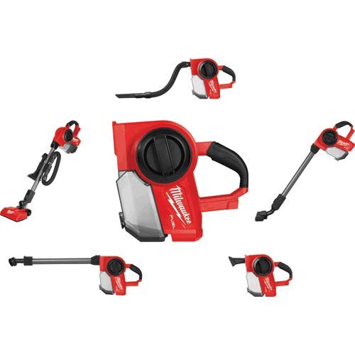 Milwaukee M18 Fuel Compact Vacuum - Bare Tool Only (No Battery/Charger) | Cordless Handheld Vacuum Cleaner for Home, Car, Workshop & Jobsite Cleaning