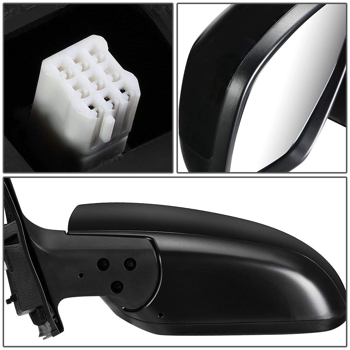 Auto Dynasty MA1320168 MA1321168 Pair OE Style Powered Rear Side View Door Mirrors Compatible with Mazda CX9 2010-2015 - Perfect for Safe Lane Changes & Parking Assistance