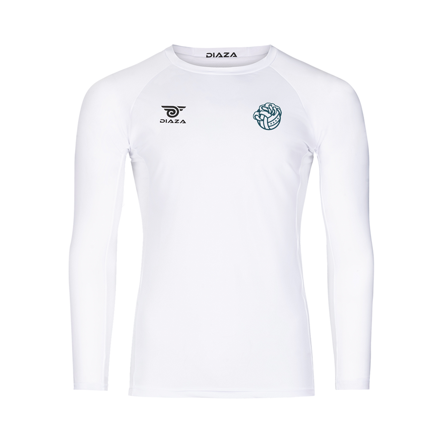 Chicago Prowl Long Sleeve Compression Shirt for Men - Breathable Workout Top, Moisture Wicking Athletic Shirt, White - Perfect for Gym, Running & Outdoor Sports