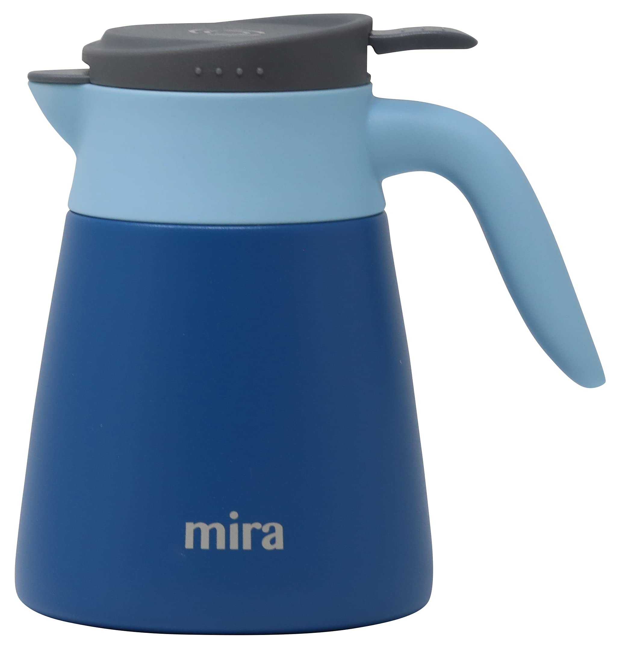 Premium MIRA Stainless Steel Vacuum Insulated Coffee Carafe - 27 oz Royal Blue, Keeps Coffee Hot for Hours | Ideal for Home, Office, Restaurants & Outdoor Gatherings