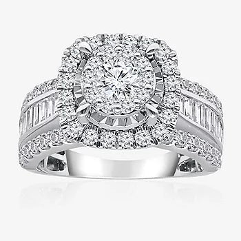 14K White Gold Lab Grown Diamond Ring for Women - Elegant Solitaire Engagement & Wedding Band - Perfect for Proposals, Anniversaries, and Special Occasions