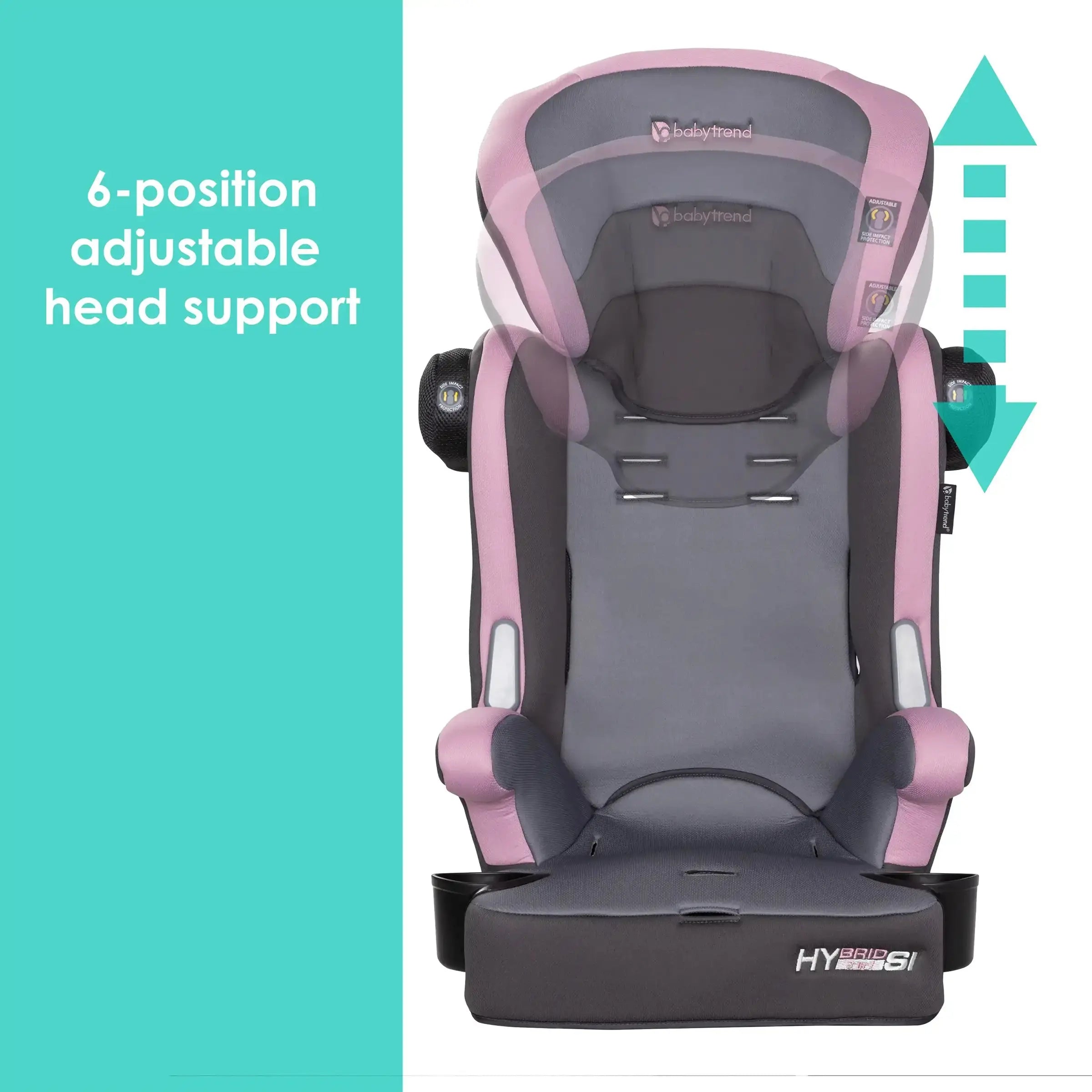 Hybrid™ SI 3-in-1 Convertible Car Seat with Side Impact Protection - Desert Rose (Walmart Exclusive) | Safe for Infants, Toddlers & Big Kids | Perfect for Road Trips & Daily Commutes