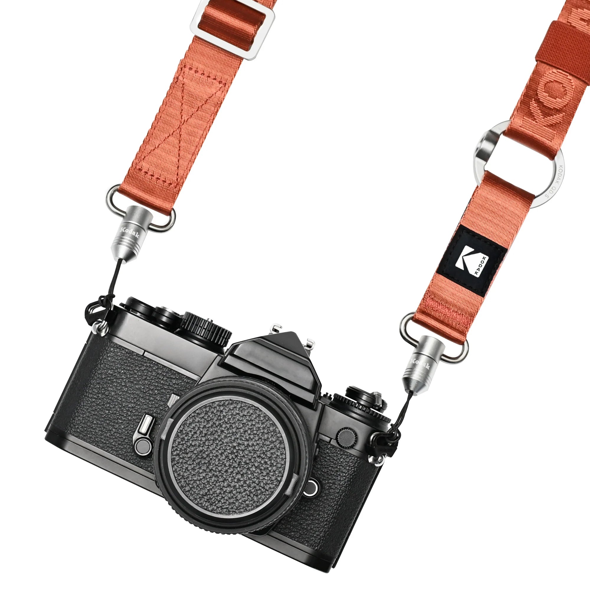 KODAK Multi-Purpose Adjustable Camera Strap (Burgundy) - Comfortable Neck & Shoulder Support for DSLR, Mirrorless & Film Cameras - Perfect for Travel, Hiking & Photography Enthusiasts