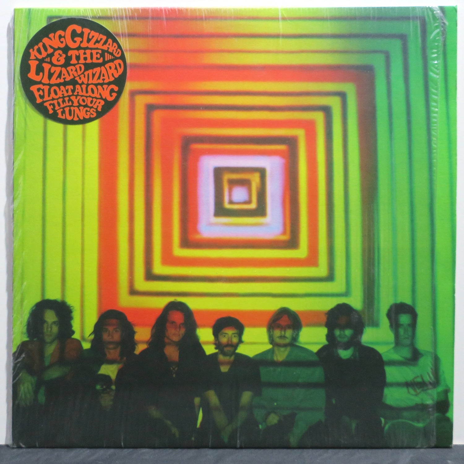 King Gizzard & The Lizard Wizard 'Float Along - Fill Your Lungs' 2013 Limited Edition Orange Vinyl LP Record with Poster - Rare Collectible for Vinyl Enthusiasts & Music Lovers - Perfect for Home Listening, Gifts, and Music Collections