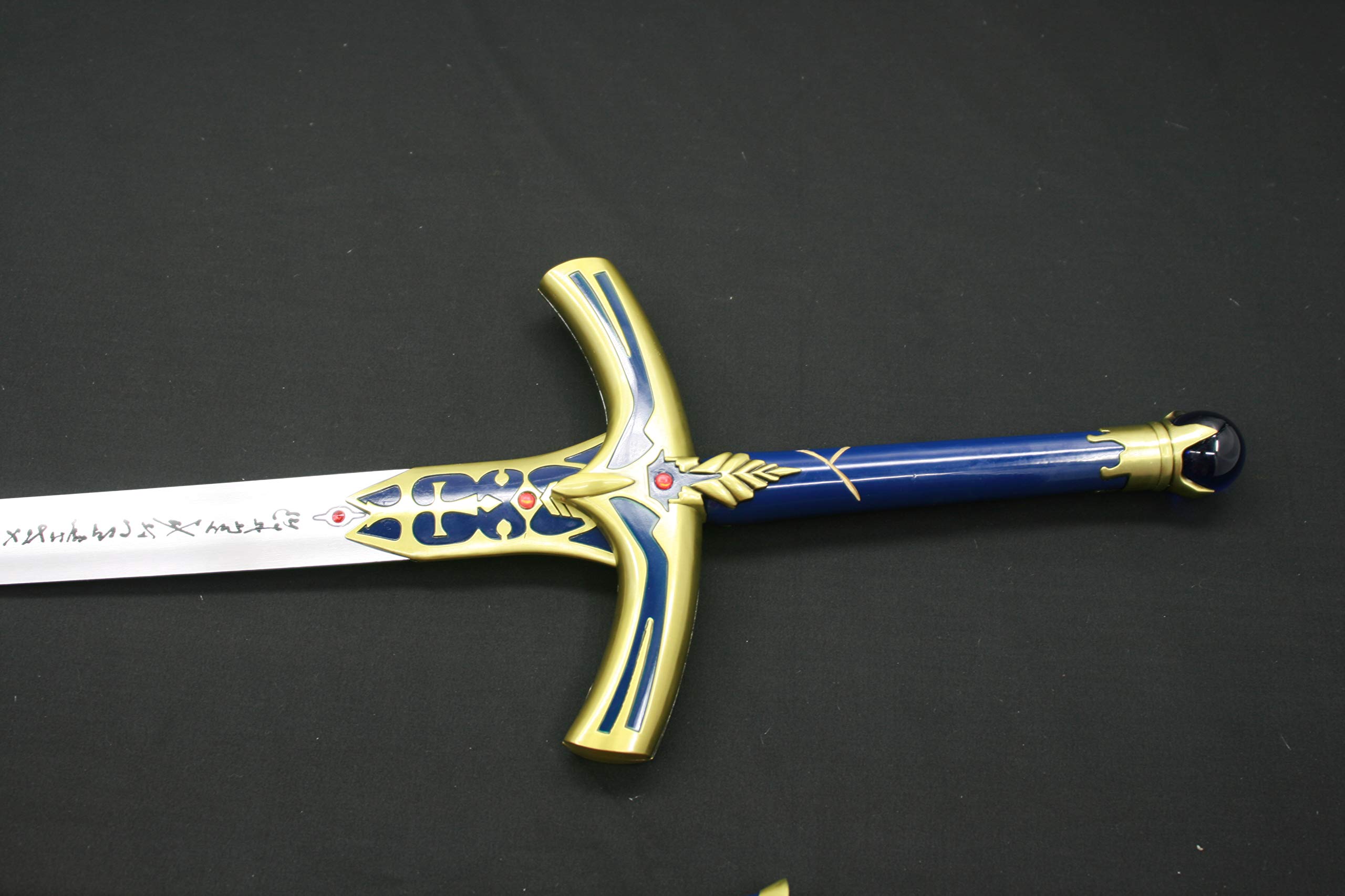 Fate Stay Night & Fate Grand Order Saber Anime Cosplay Sword - Excalibur Replica with Blue Scabbard | Perfect for Cosplay, Collectors, and Display