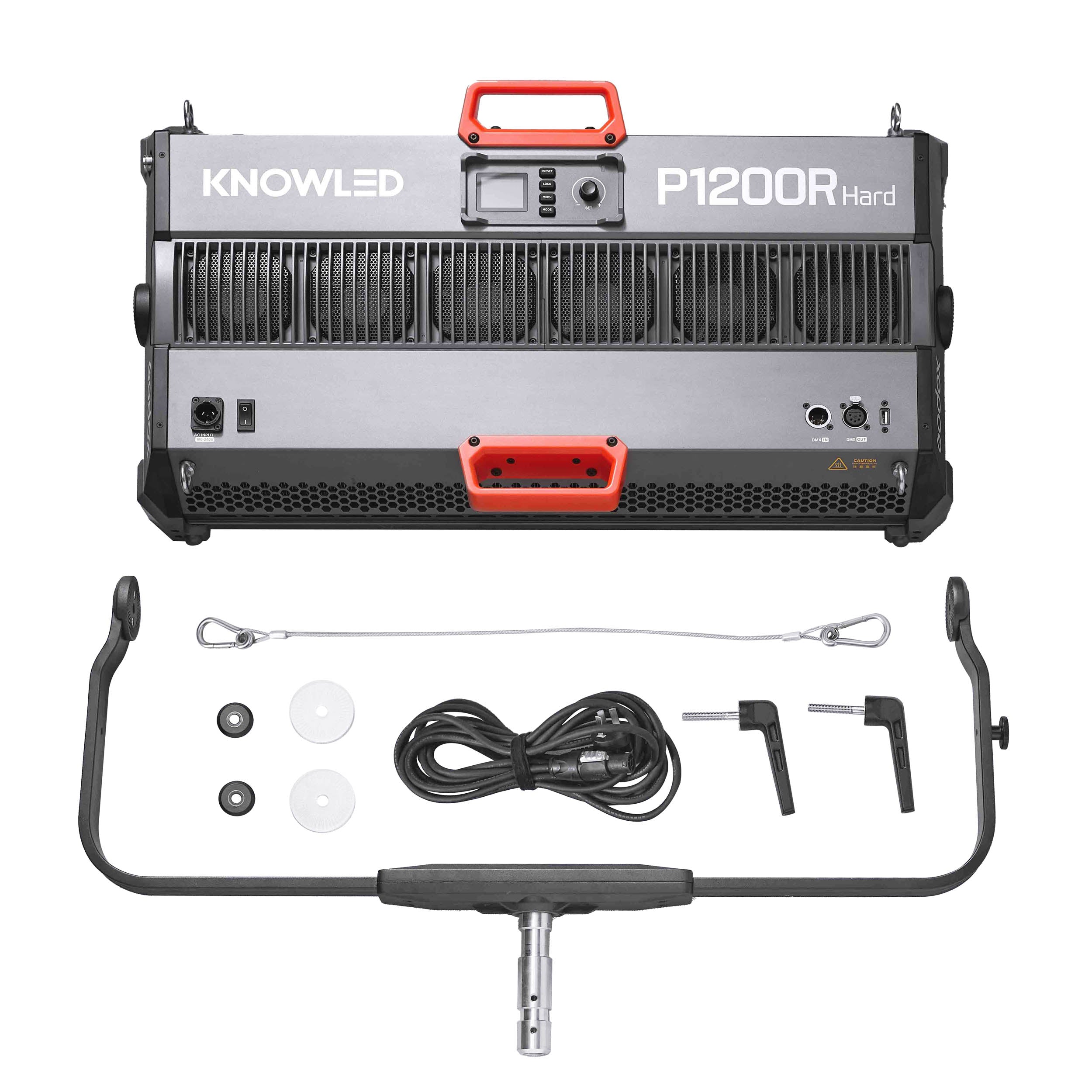 KNOWLED P1200R 2x1ft RGBWW Hard Cine LED Panel Light - Professional Studio Lighting for Film, Photography & Video Production