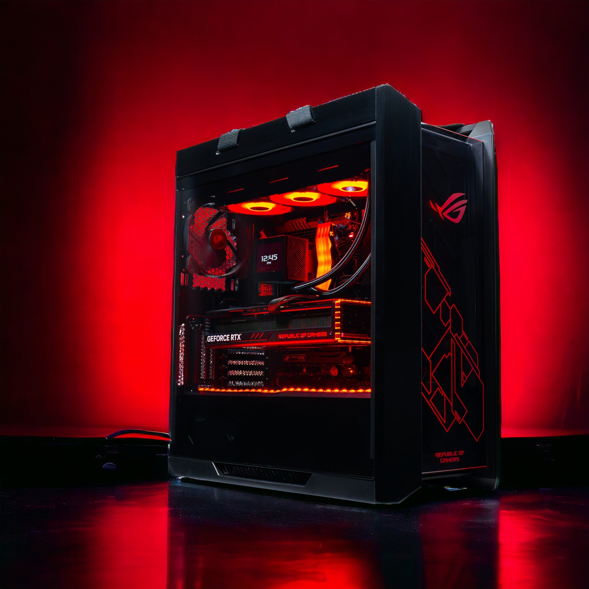 XOTIC PC GX15 Helios DARK Black Label Gaming Desktop - Intel Z790 DDR5 Gaming PC with Liquid Cooling for Esports & 4K Gaming at Home or Office