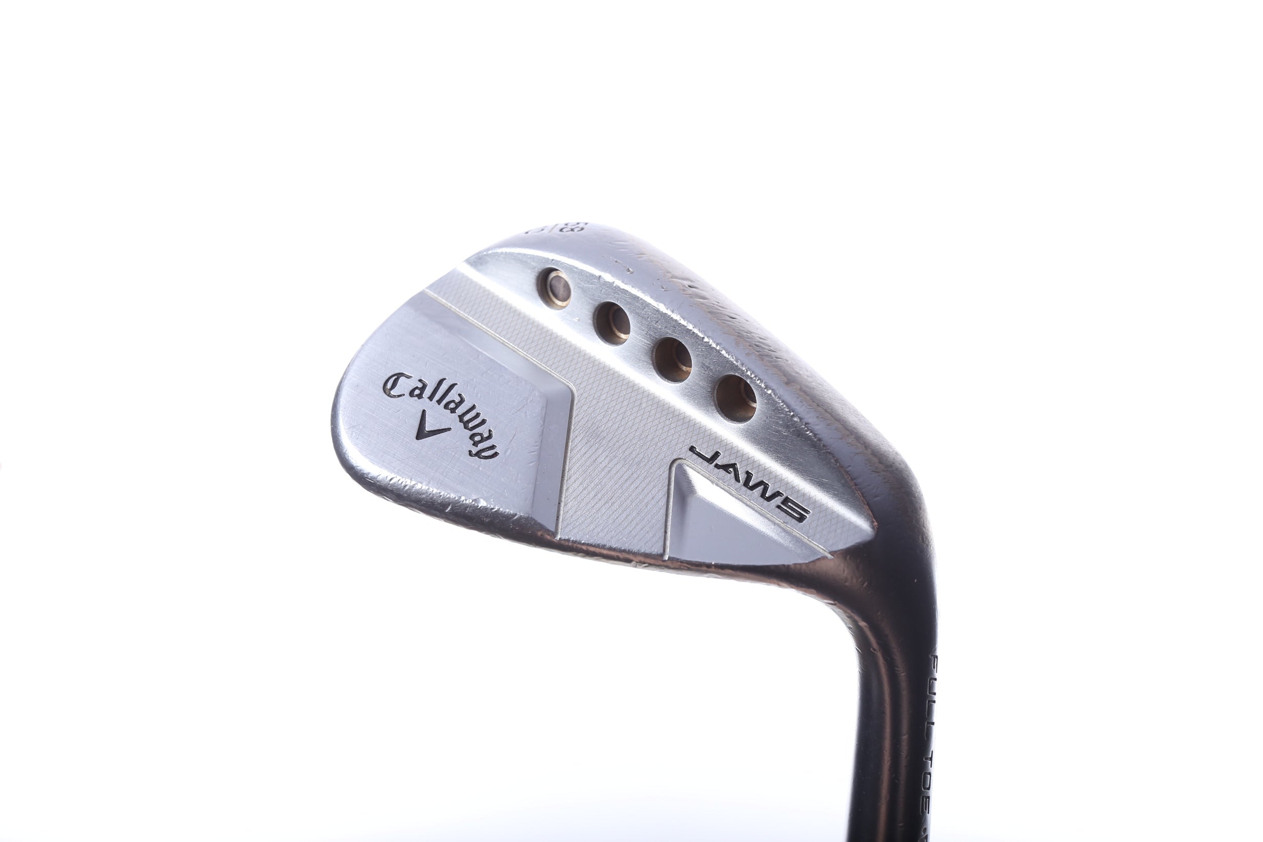 Used Callaway JAWS Full Toe Chrome Lob Wedge - Right Handed 58° Stiff Flex Golf Club for Short Game & Bunker Shots