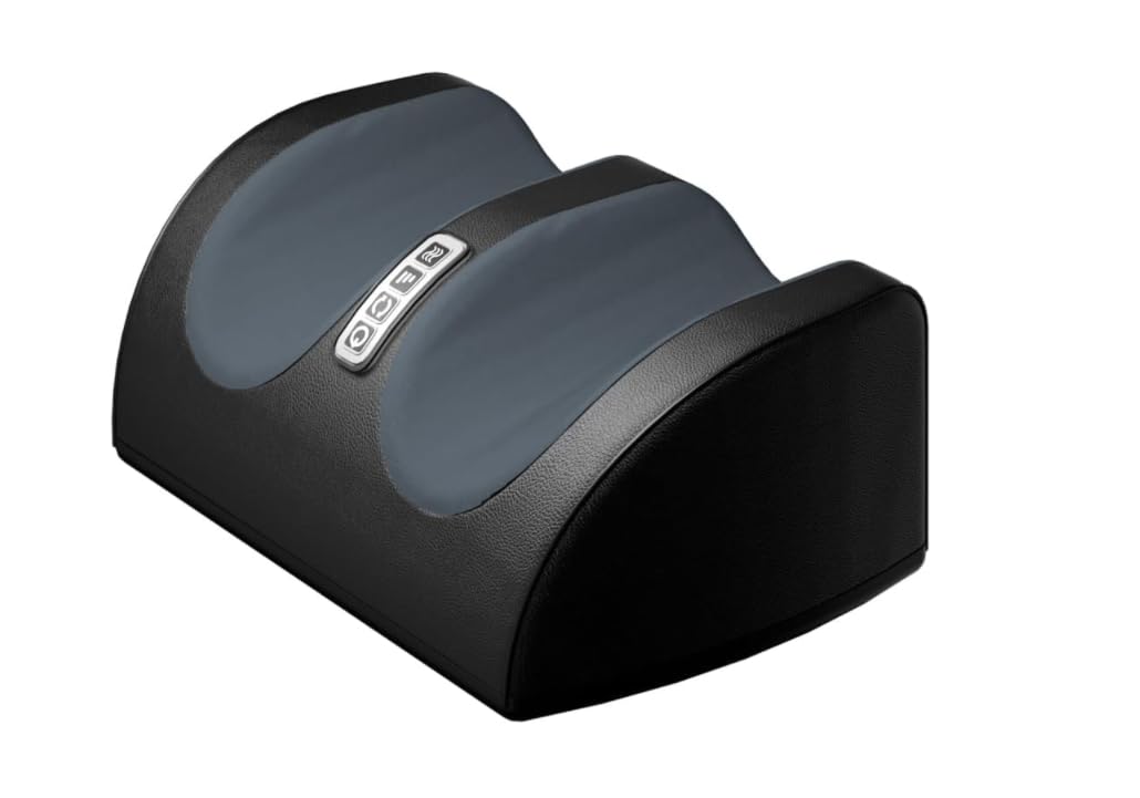 LINGTENG Shiatsu Foot Massager with Heat - Deep Kneading Foot Massage Machine for Relaxation, Perfect Gift for Women, Men, Parents - Ideal for Home, Office & Post-Workout Recovery (Black)