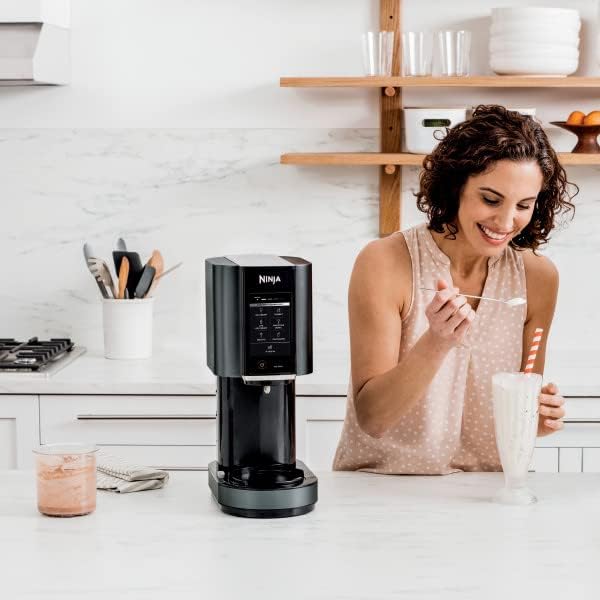 Ninja CREAMi Ice Cream Maker Machine - Make Homemade Ice Cream, Sorbet & Milkshakes with 3 Included Pints (Black) | Perfect for Family Desserts, Party Treats & Healthy Frozen Snacks