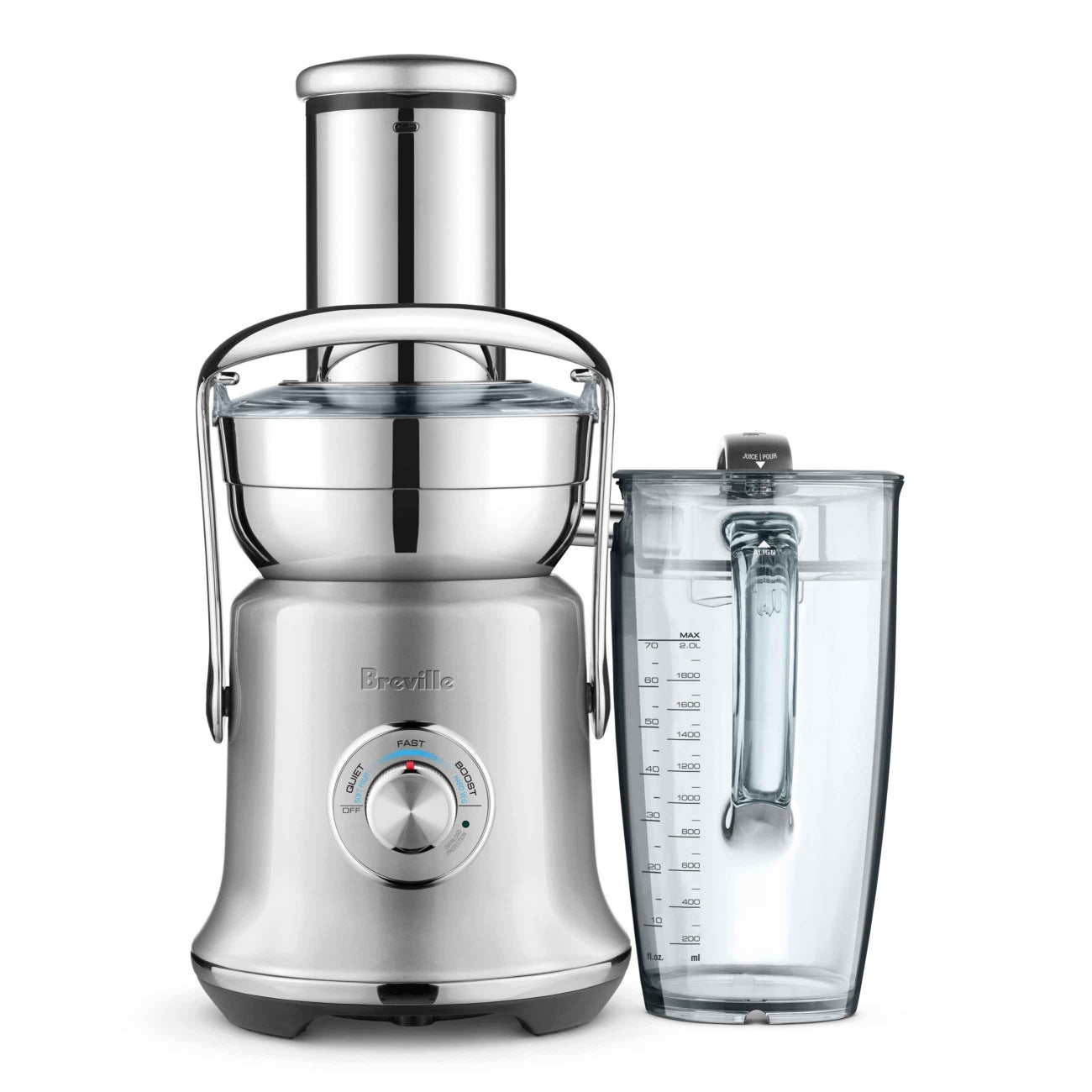 Breville Juice Fountain Cold XL Juicer - High Speed Stainless Steel Juicer for Fruits & Vegetables, 1000W Motor, Extra Large Feed Chute (BJE830BSS1BCA1) - Perfect for Healthy Juicing at Home, Gym, or Office