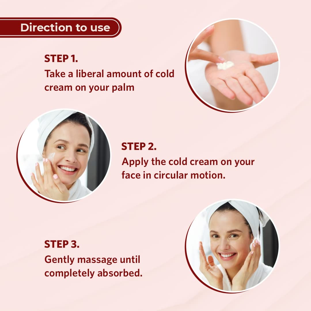 L'avenour Saffron Cold Cream - Vitamin E Enriched with Saffron & Almond Oil for Dry Skin Care | SLS & Paraben Free Moisturizing Cream for Hands & Body (100ml) | Perfect for Daily Hydration, Night Skincare Routine & Winter Skin Protection