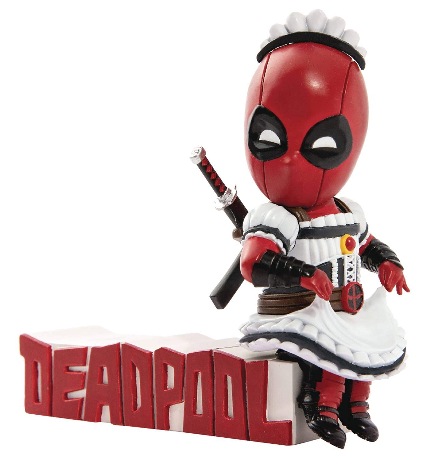 Beast Kingdom Marvel Comics MEA-004 Deadpool Servant Mini Egg Attack Action Figure - Collectible Toy for Marvel Fans, Perfect for Display & Gifts
