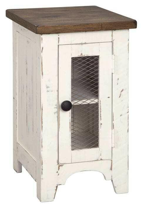Wystfield Chairside End Table T459 7 - Modern Accent Table for Living Room, Bedroom & Office - Perfect Side Table for Coffee, Books & Decor