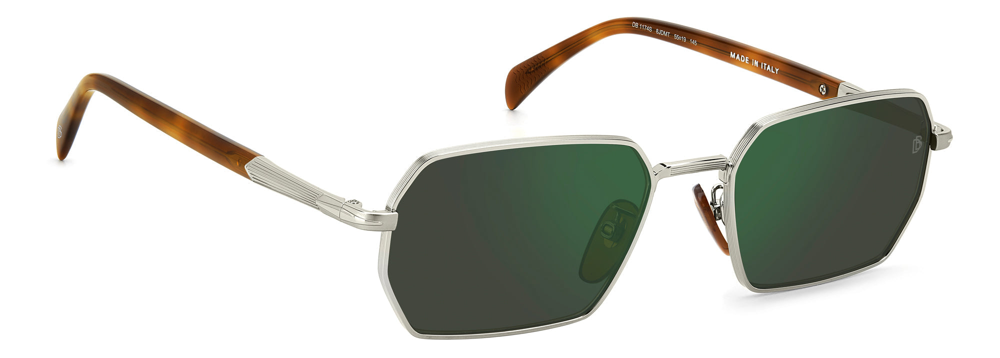 David Beckham DB1174/S Sunglasses - Polarized Aviator Style for Men & Women - UV Protection, Fashionable & Durable - Perfect for Driving, Travel & Outdoor Activities