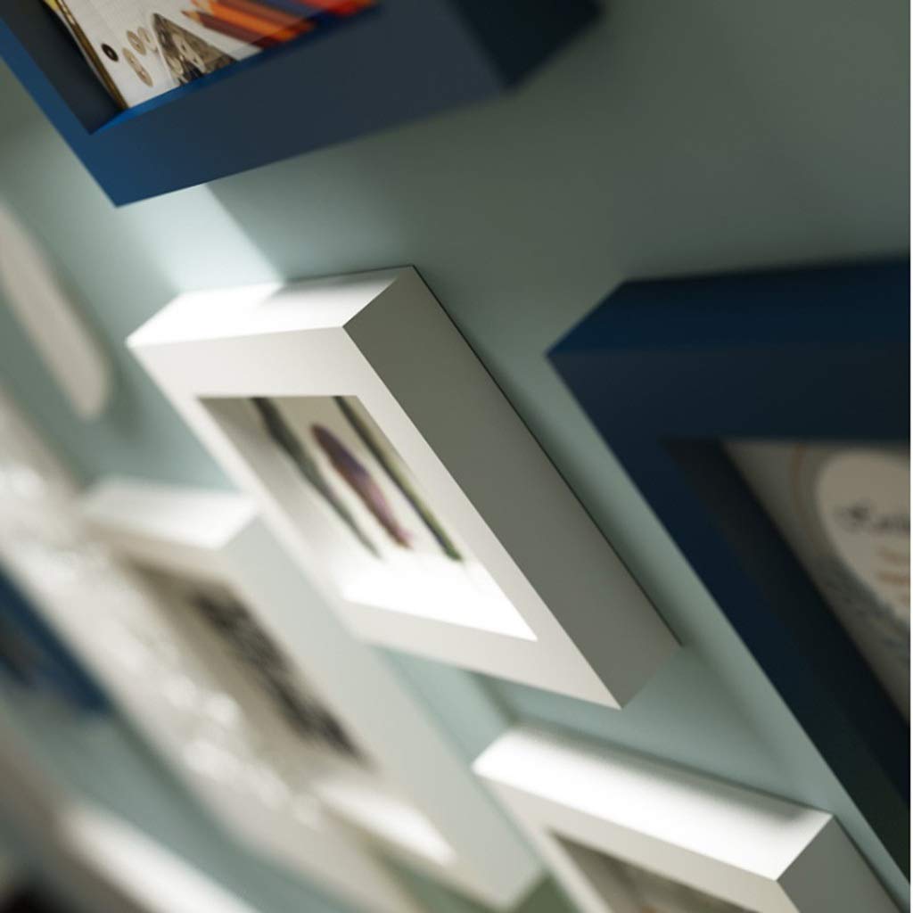 10-Piece Large Family Photo Collage Frames Set with Glass - 67