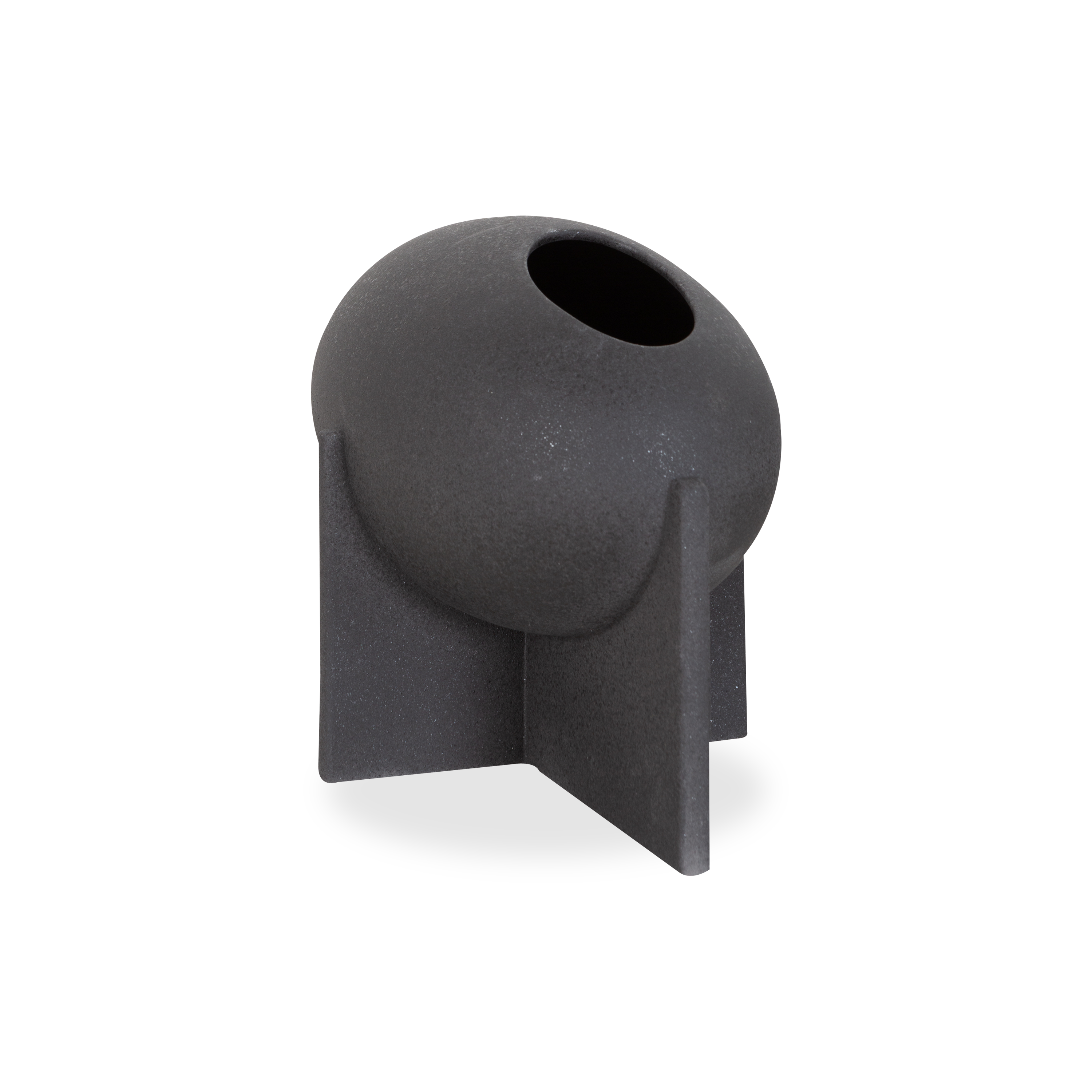 Amara Black Ceramic Vase - Elegant Home Decor for Living Room, Dining Table & Wedding Centerpieces