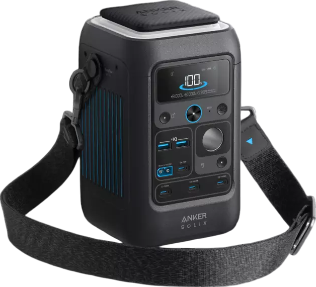 Anker SOLIX C300X 288Wh Portable Power Station - 300W Output, Solar Generator for Camping, RV, Emergencies & Outdoor Adventures