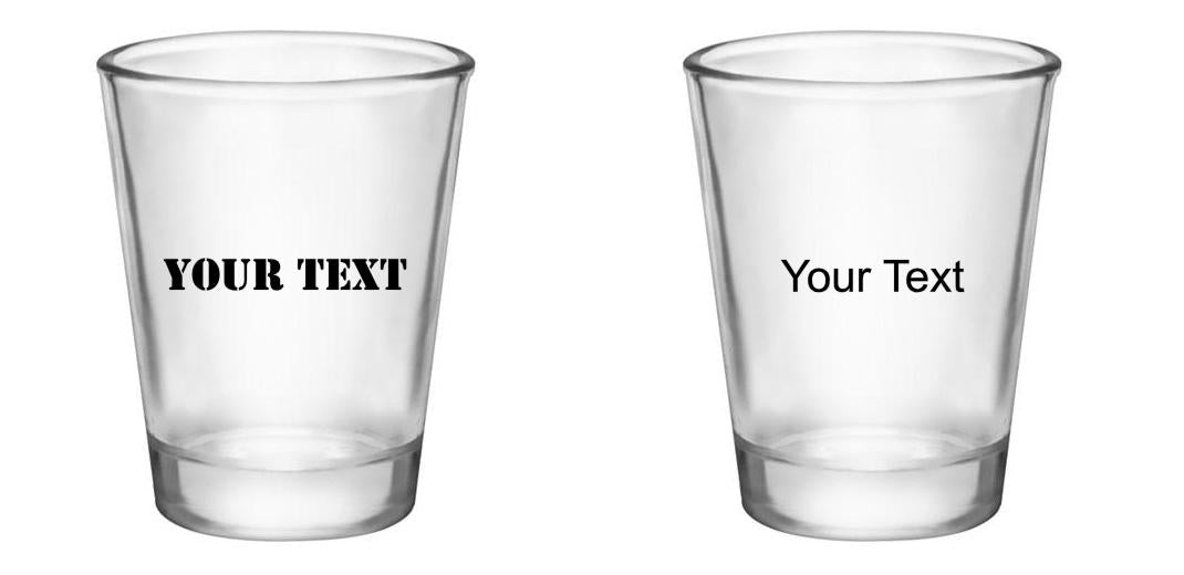 1.75 oz. Custom BarConic® Shot Glasses - Bulk Barware for Parties, Weddings & Events - Engraved Personalized Drinking Glasses for Cocktails, Whiskey & Tequila