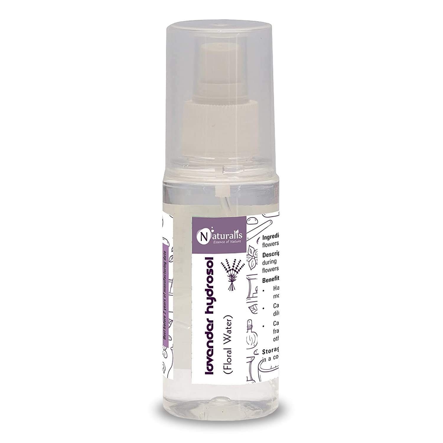 Naturalis Essence of Nature Lavender Water Toner for Skin, Hair & Face Care | Hydrating Facial Mist, Soothing Hair Rinse & Relaxing Aromatherapy