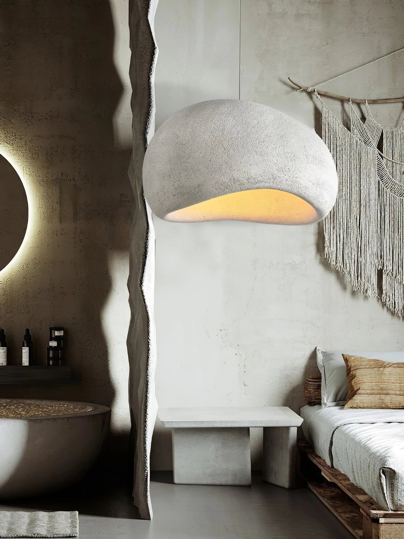 Cloud Pendant Light - Modern B-Shaped Hanging Lamp for Kitchen Island, Dining Room, or Bedroom Lighting