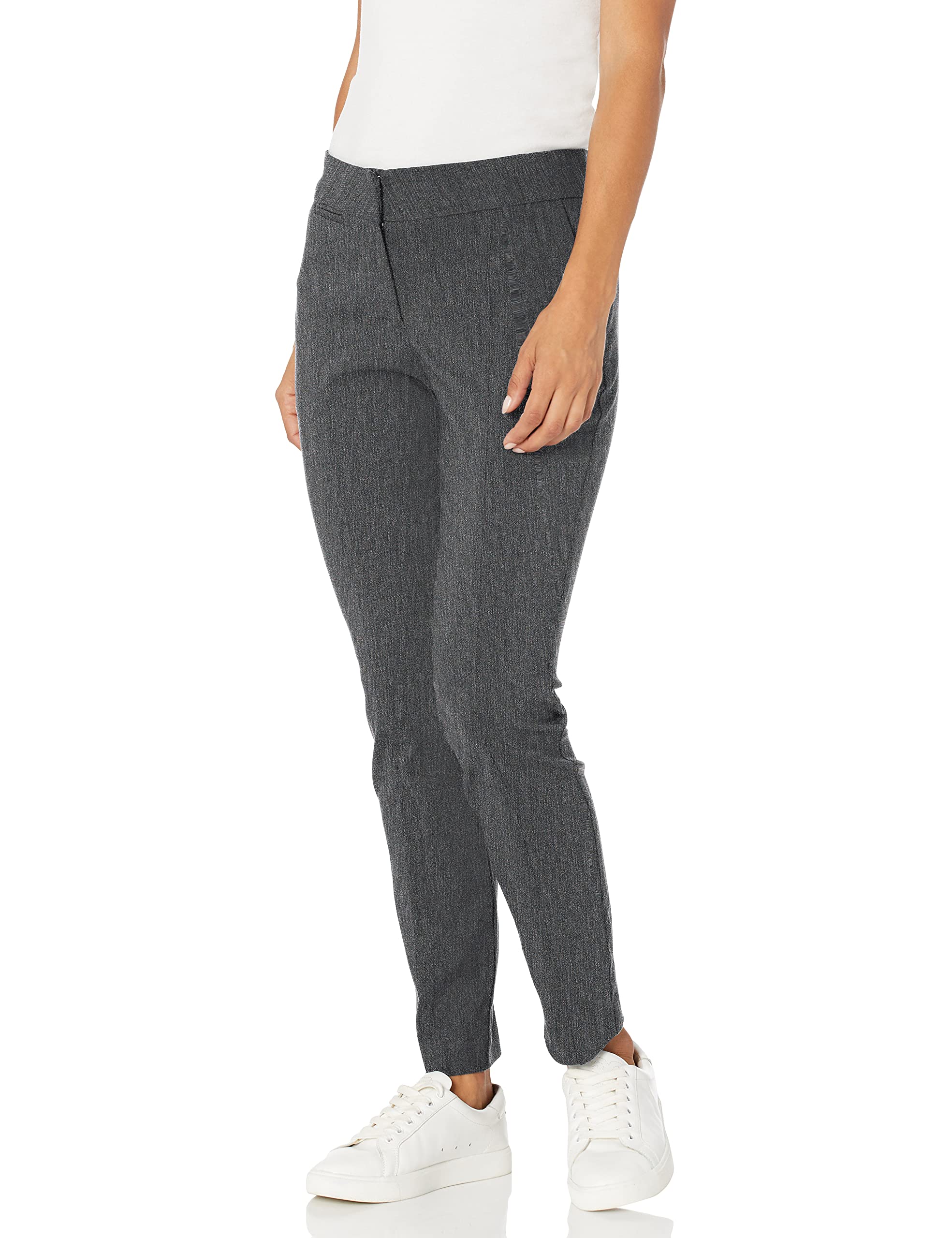 Briggs New York Women's Petite Cigarette Pants - Slim Fit Ankle Pants for Work & Casual Wear | Office, Travel & Everyday Outfits
