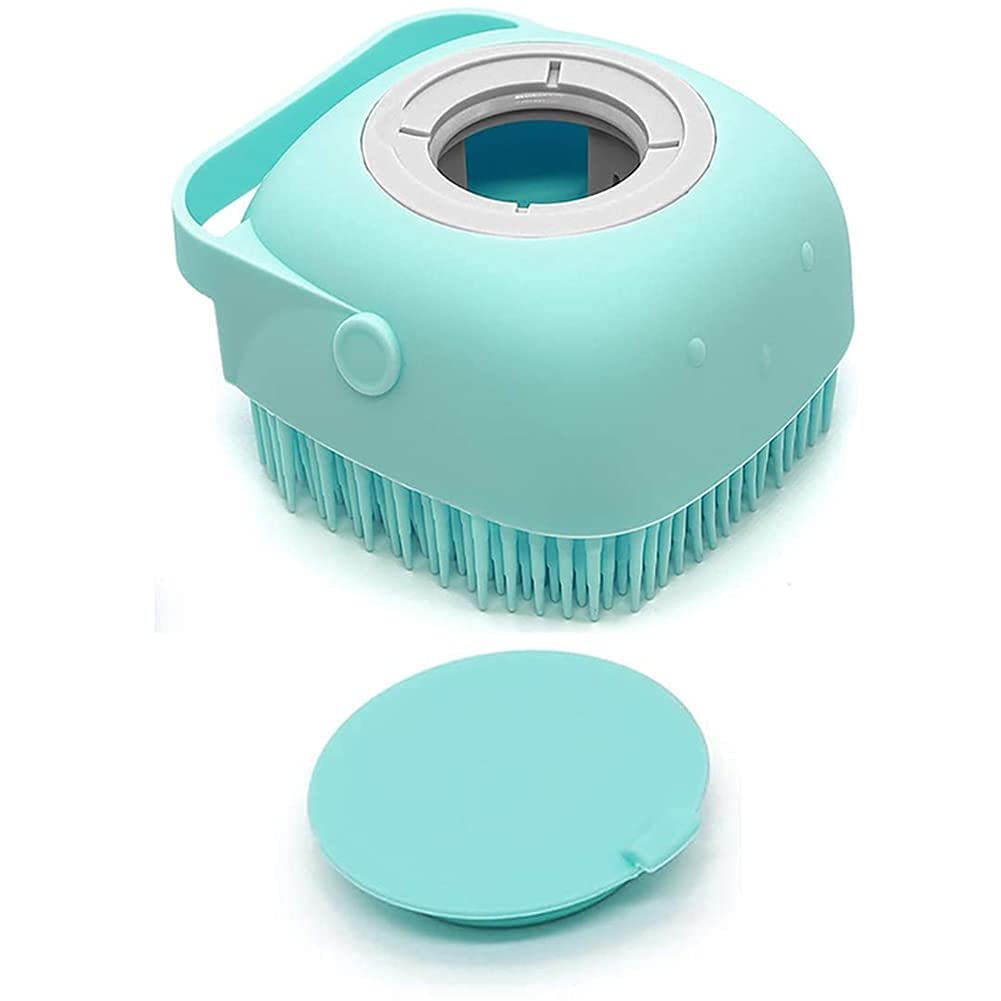 **Reusable Silicone Body Scrubber & Massage Bath Brush - Soft Shower Sponge with Liquid Soap Dispenser for Men, Women & Kids - Exfoliating Loofah for Smooth Skin (Multicolor) - Perfect for Spa, Shower & Bath Relaxation**