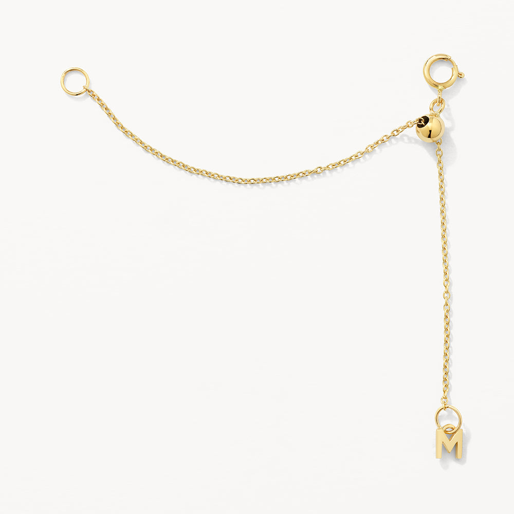 10K Gold Necklace Extender Chain - Adjustable Length for Layering & Custom Fit Jewelry - Perfect for Pendants, Charms & Personalized Necklaces