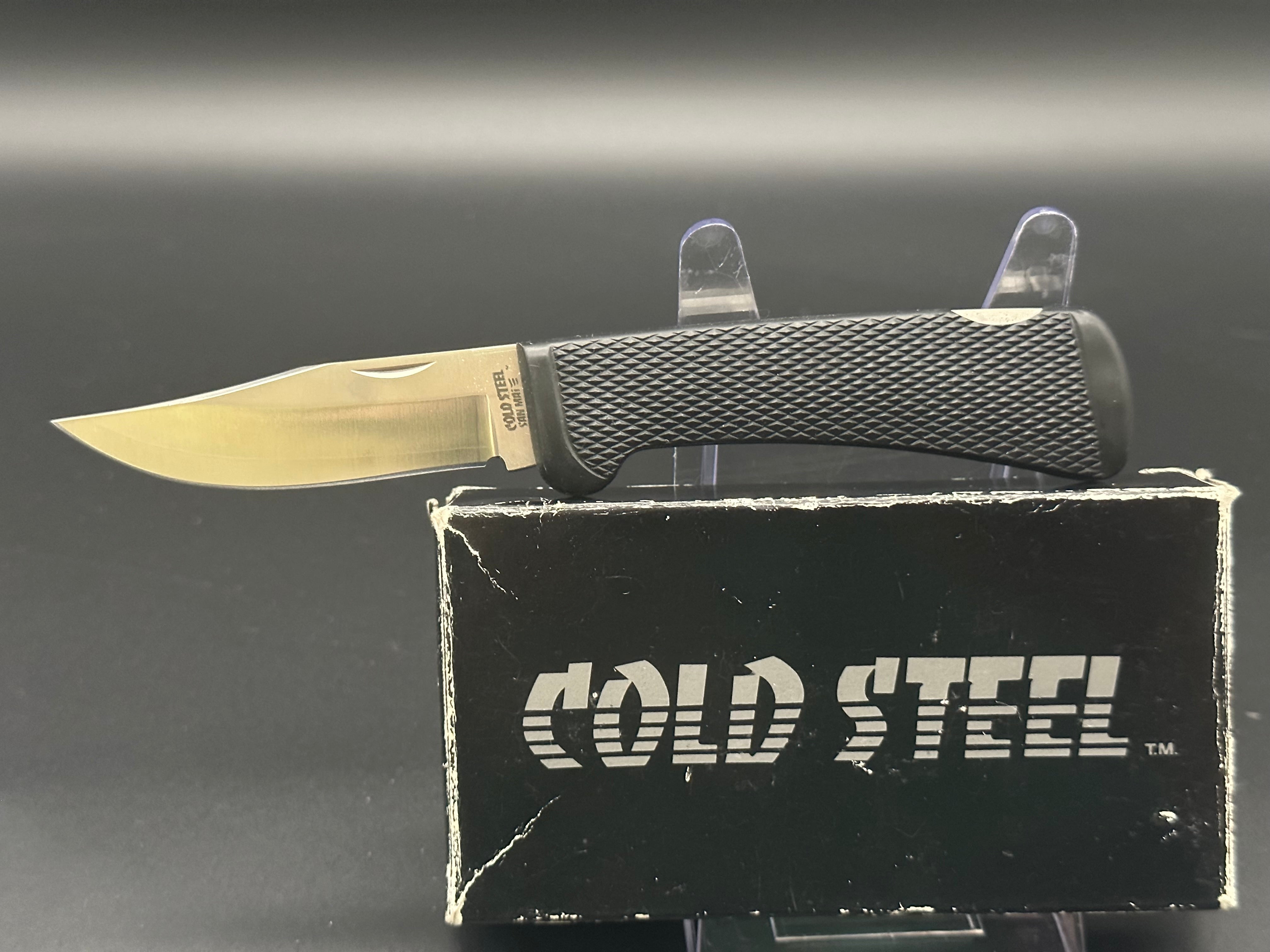 Cold Steel 30CM Trail Mate San Mai Hunting Knife - High Carbon Steel Blade with Durable Handle for Outdoor Camping, Hiking and Survival Adventures