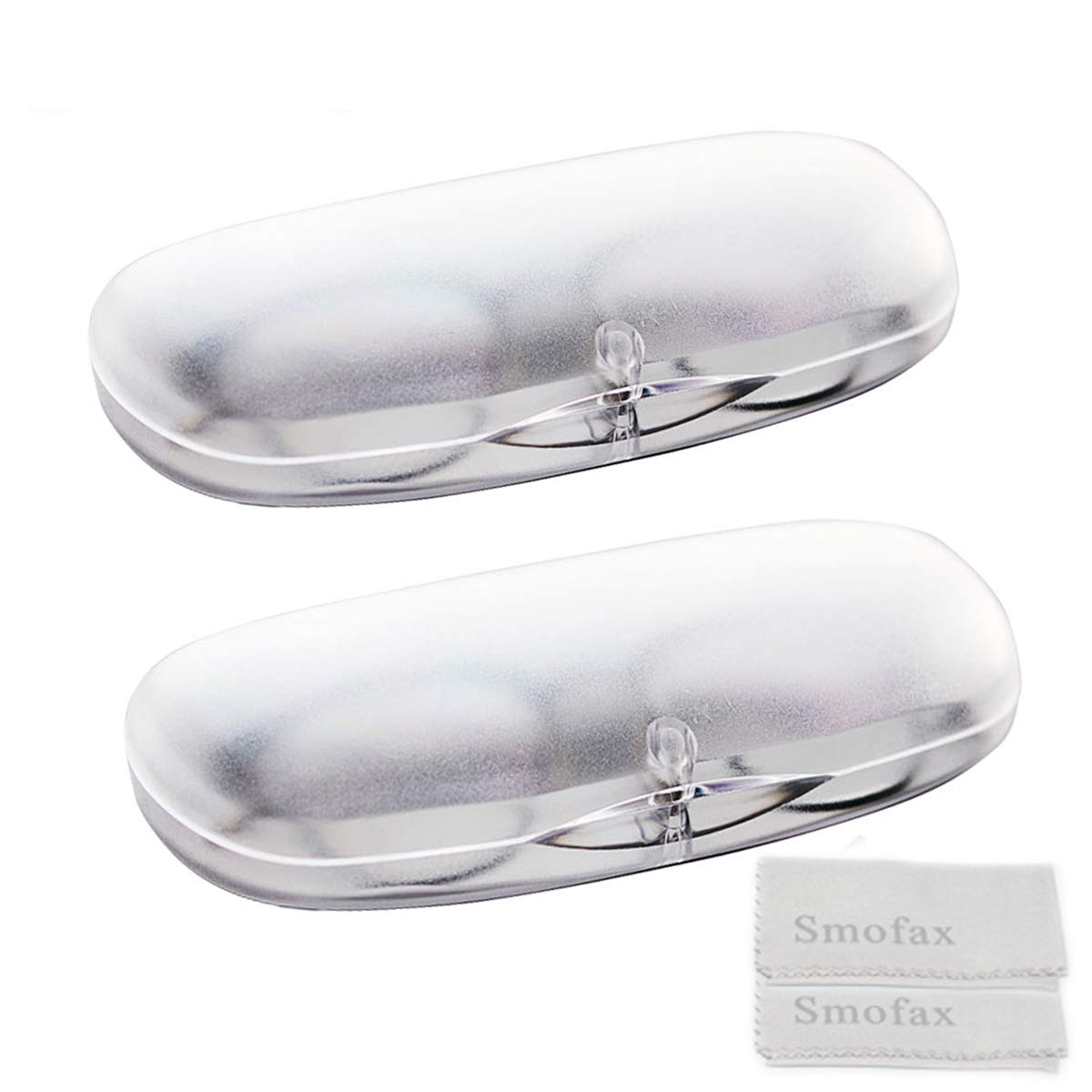 Bauson Hard Plastic Eyeglasses Case with Magnetic Closure - Protective Sunglass Holder for Women & Men - Perfect for Travel, Work, and Everyday Use