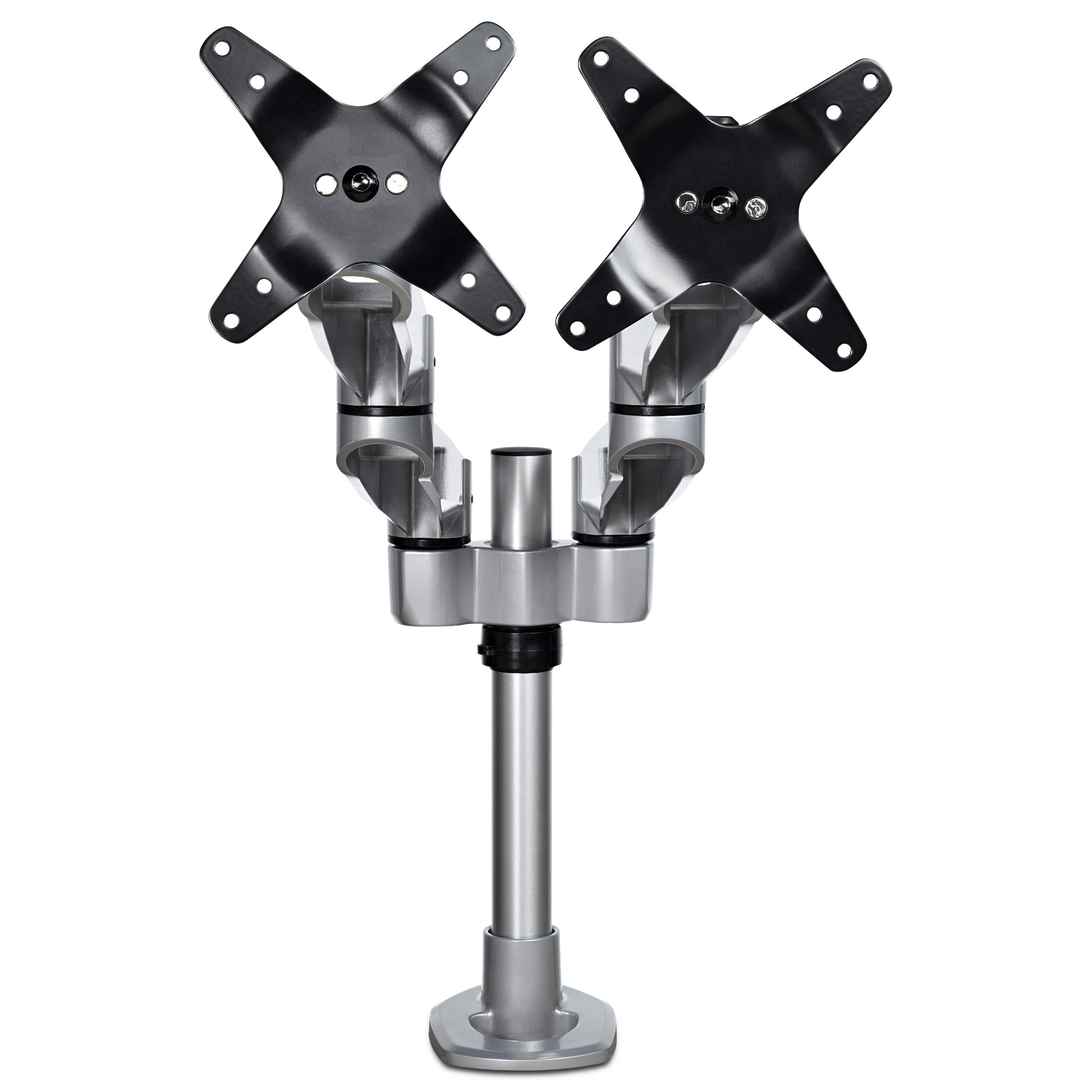 StarTech.com Premium Dual Monitor Arm Desk Mount - Adjustable Height, Tilt, Swivel & Rotate - VESA 75x75/100x100mm - Fits 13