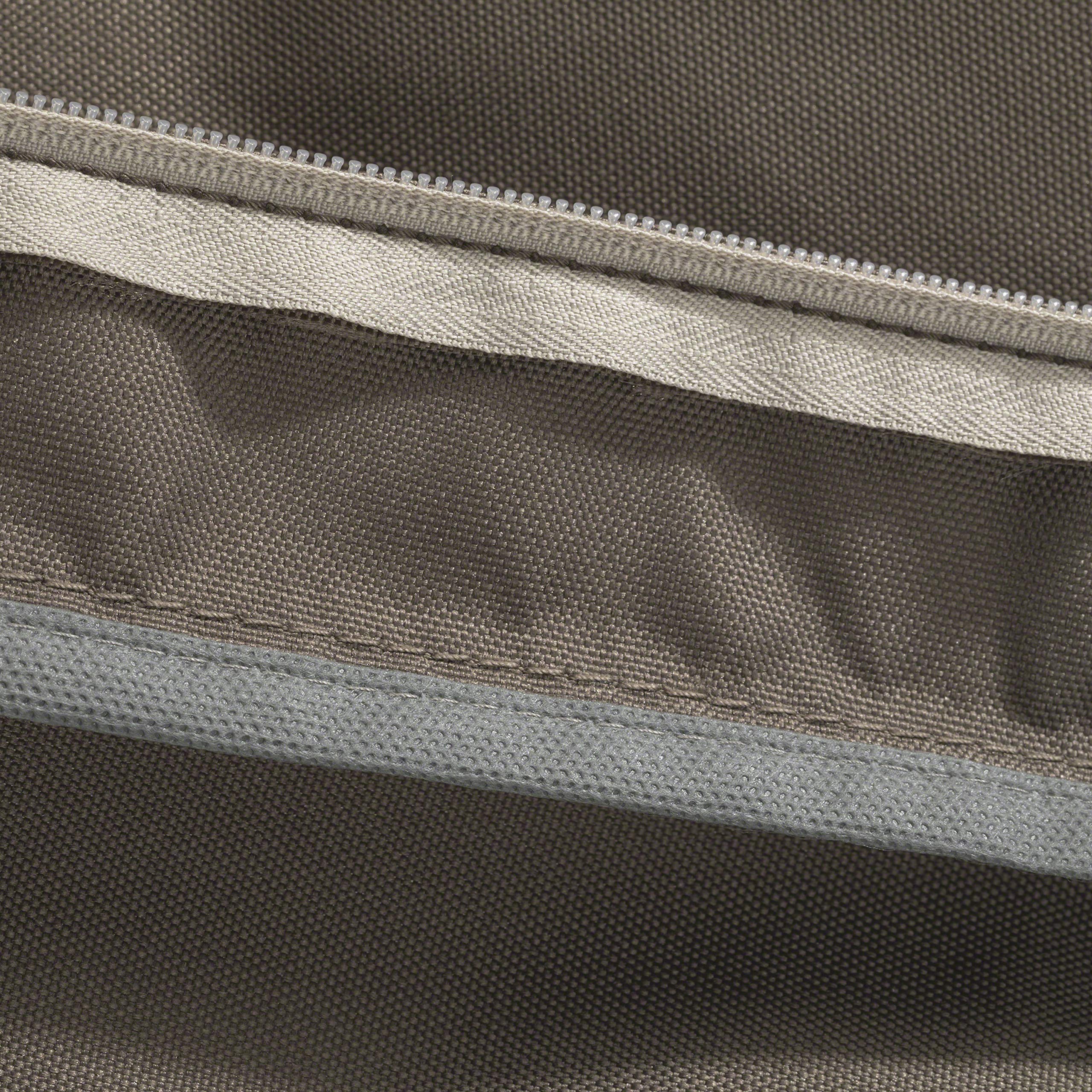 Water-Resistant Patio Chair Cushion 18x18 Inch - Dark Taupe for Outdoor Furniture