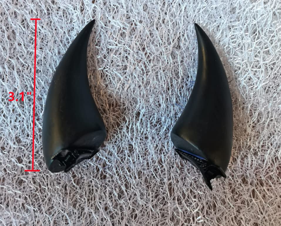 Gothic Devil Horns Hair Clips - Black Skull Butterfly Bat Hairpins for Halloween Costume & Cosplay Accessories | Perfect for Gothic, Punk, and Halloween Party Outfits
