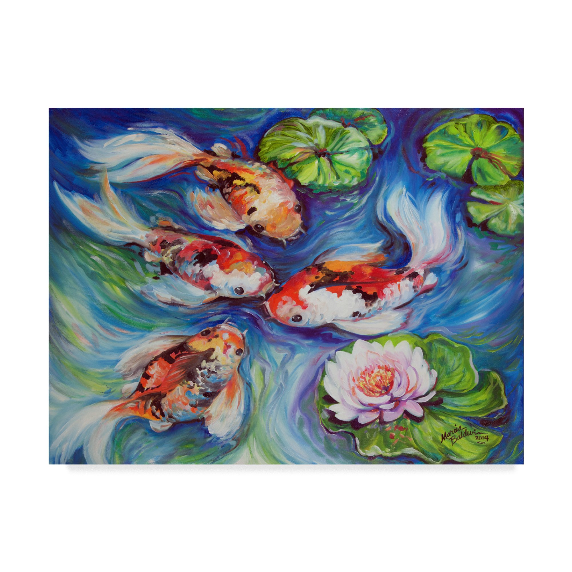 Trademark Fine Art Marcia Baldwin Multicolor Canvas Painting - Perfect for Living Room, Bedroom & Office Wall Decor