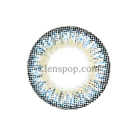 Keizen Blue VS Contact Lenses (2 Pack) - 6 Month Supply - Comfortable & Breathable for Daily Wear, Cosplay, and Special Occasions