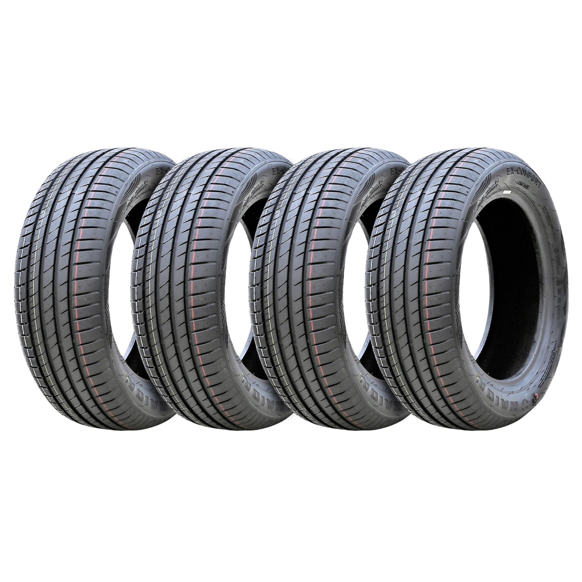Haida EX Comfort 195/55R15 85V All-Season Performance Tires - 4 Pack Set for Sedans, SUVs & Commuter Cars - Smooth Ride & Wet Traction