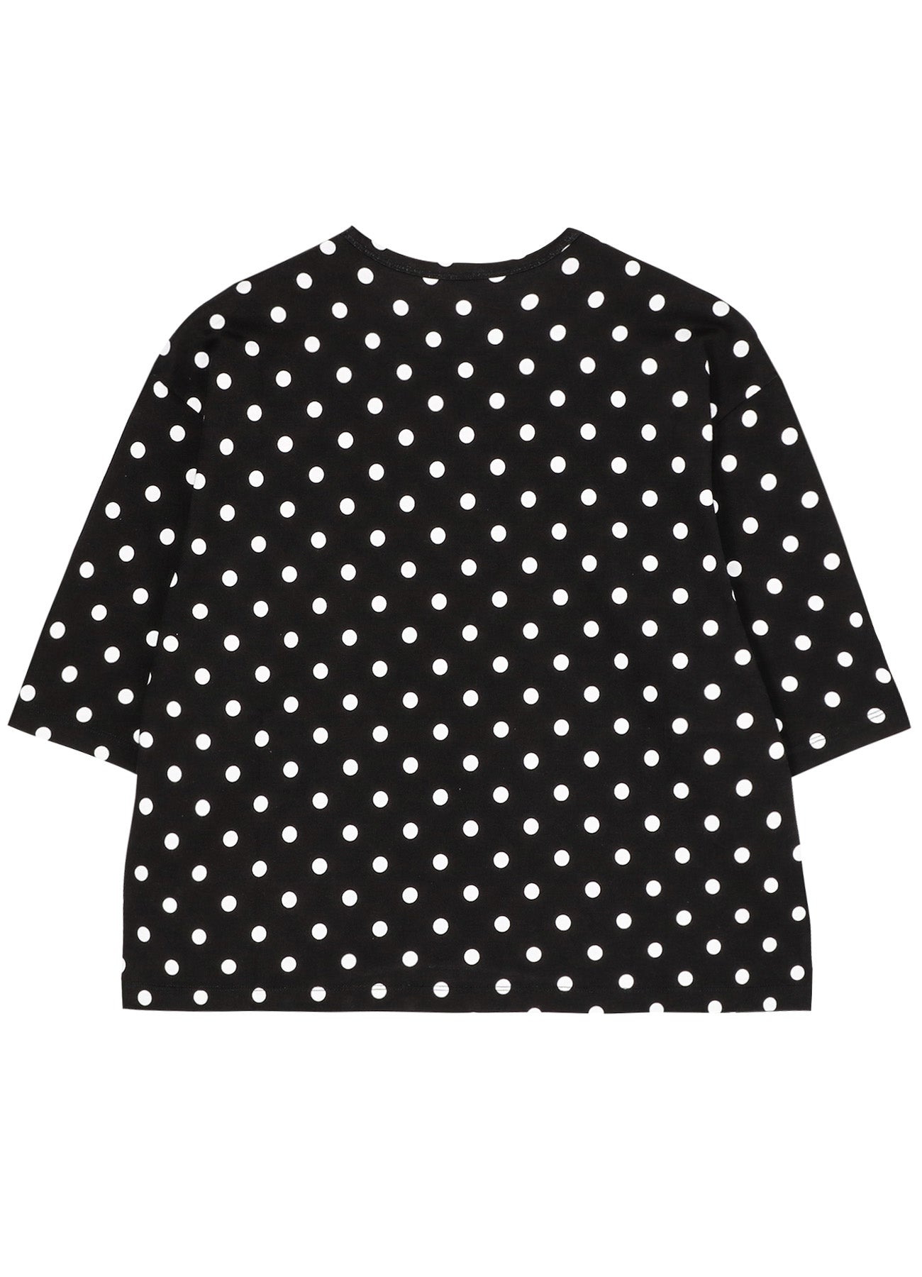 Cotton Jersey Dot Print Wide Shirts for Women - Comfortable & Stylish Casual Wear for Everyday Outfits and Summer Fashion
