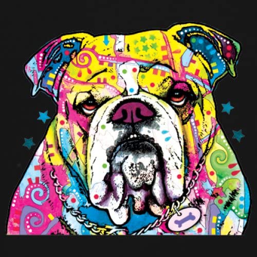 Dean Russo Serious Bulldog Women's Long Sleeve T-Shirt - Best Friend Pet Paw Design for Casual Wear & Dog Lover Gifts