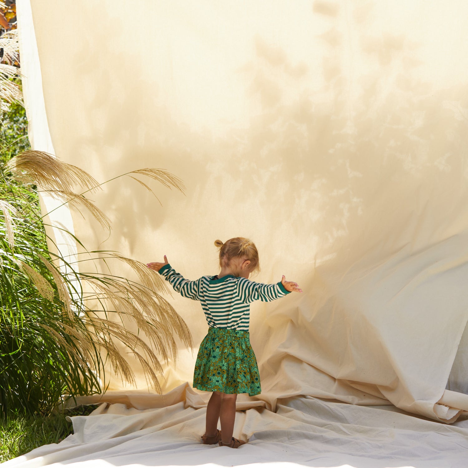 Evette Girls' Floral Print Skirt - Stylish & Comfortable for School, Parties & Playtime | Perfect for Spring & Summer Outfits