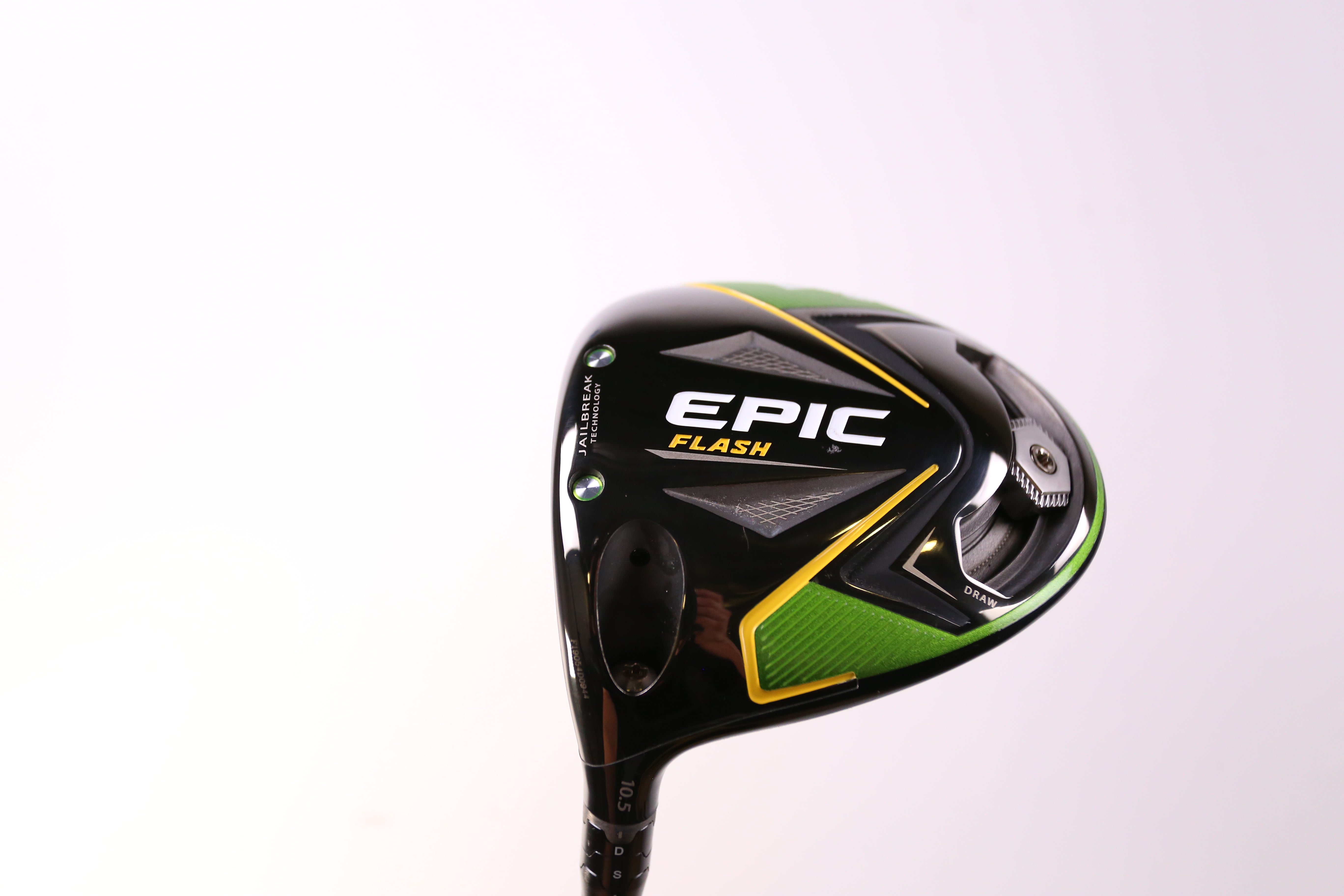 Used Callaway Epic Flash Left-Handed Golf Driver 10.5° Extra Stiff Flex - Perfect for Left-Handed Golfers Seeking Distance & Control