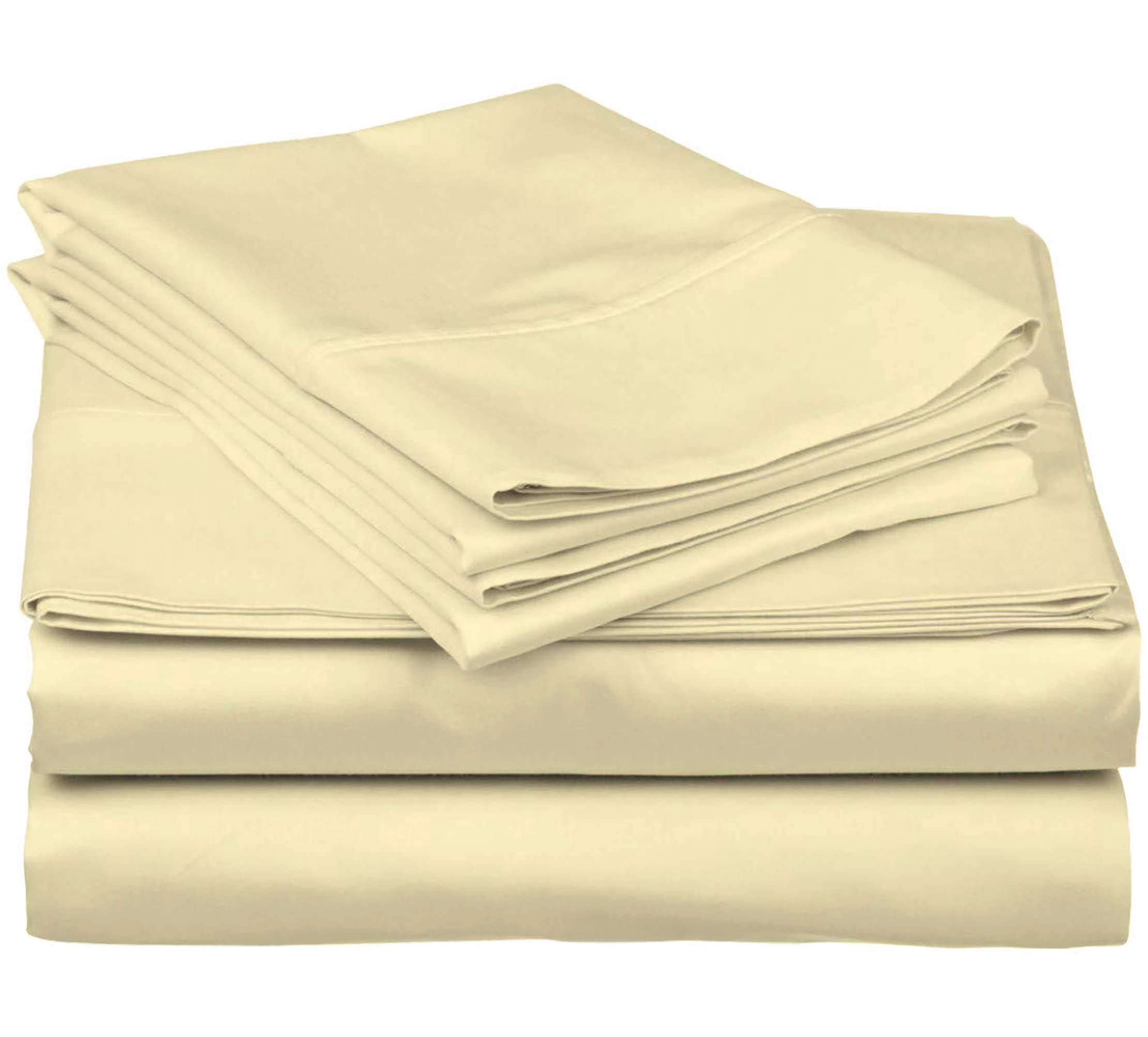 Premium 100% Egyptian Cotton Twin-XL Bed Sheet Set - 800 Thread Count, Deep Pocket Fits Mattress Up to 15