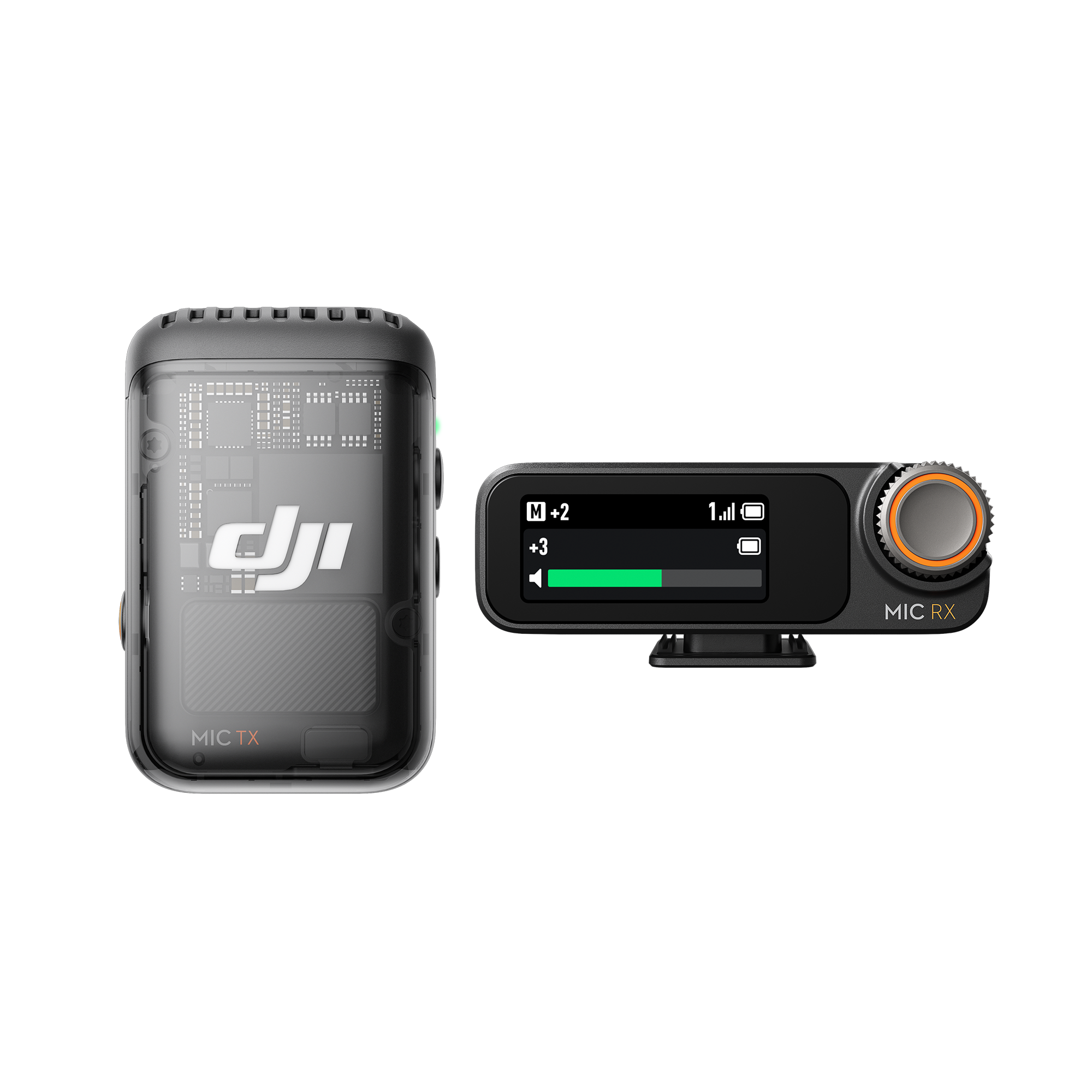 DJI Mic 2 Compact Wireless Lavalier Microphone System - 2.4GHz Digital Audio Recorder with 1 TX & 1 RX for Vlogging, YouTube, Interviews & Live Streaming