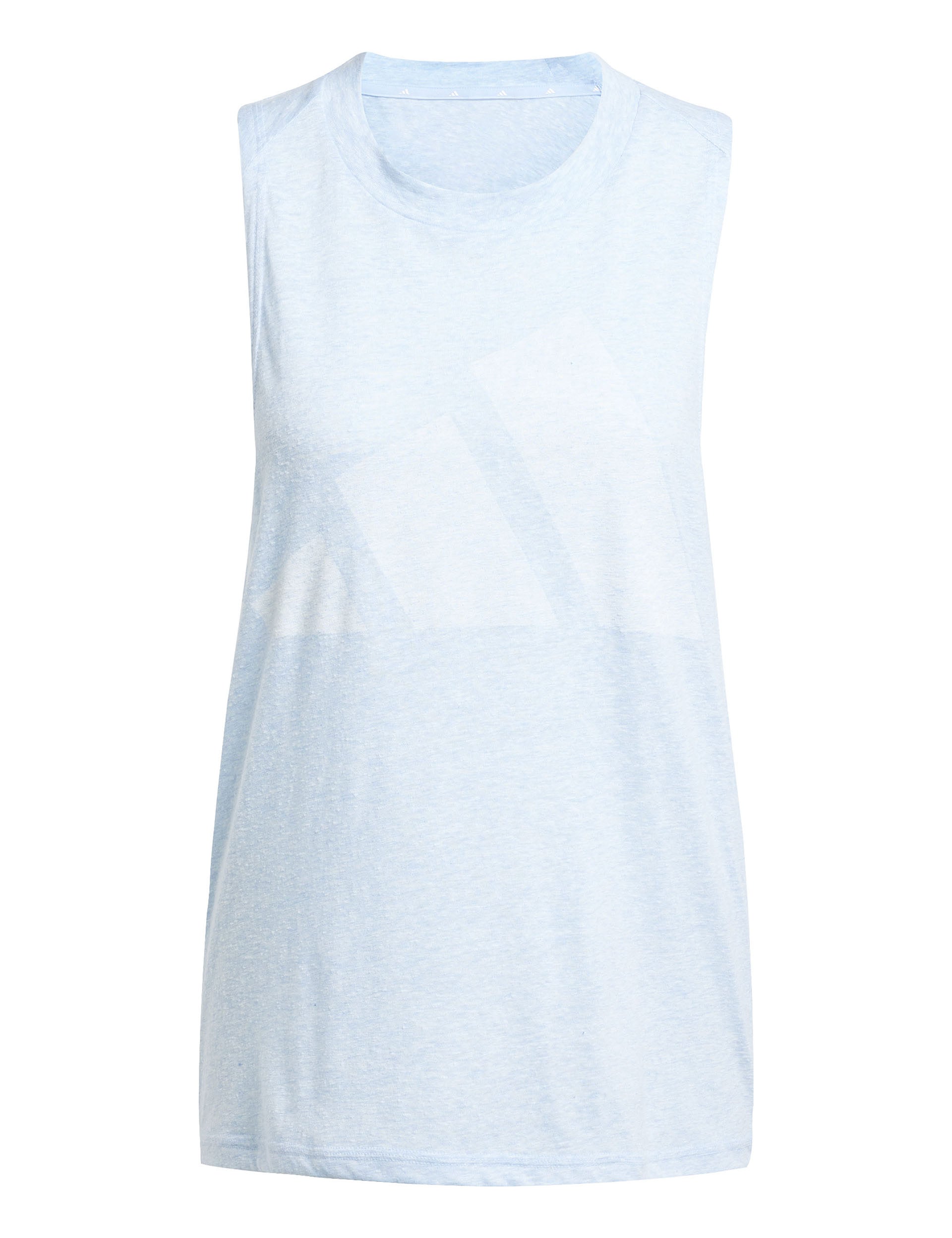 Essentials Winners Tank Top - Glow Blue/White | Comfortable & Stylish Workout Top for Gym, Running & Yoga