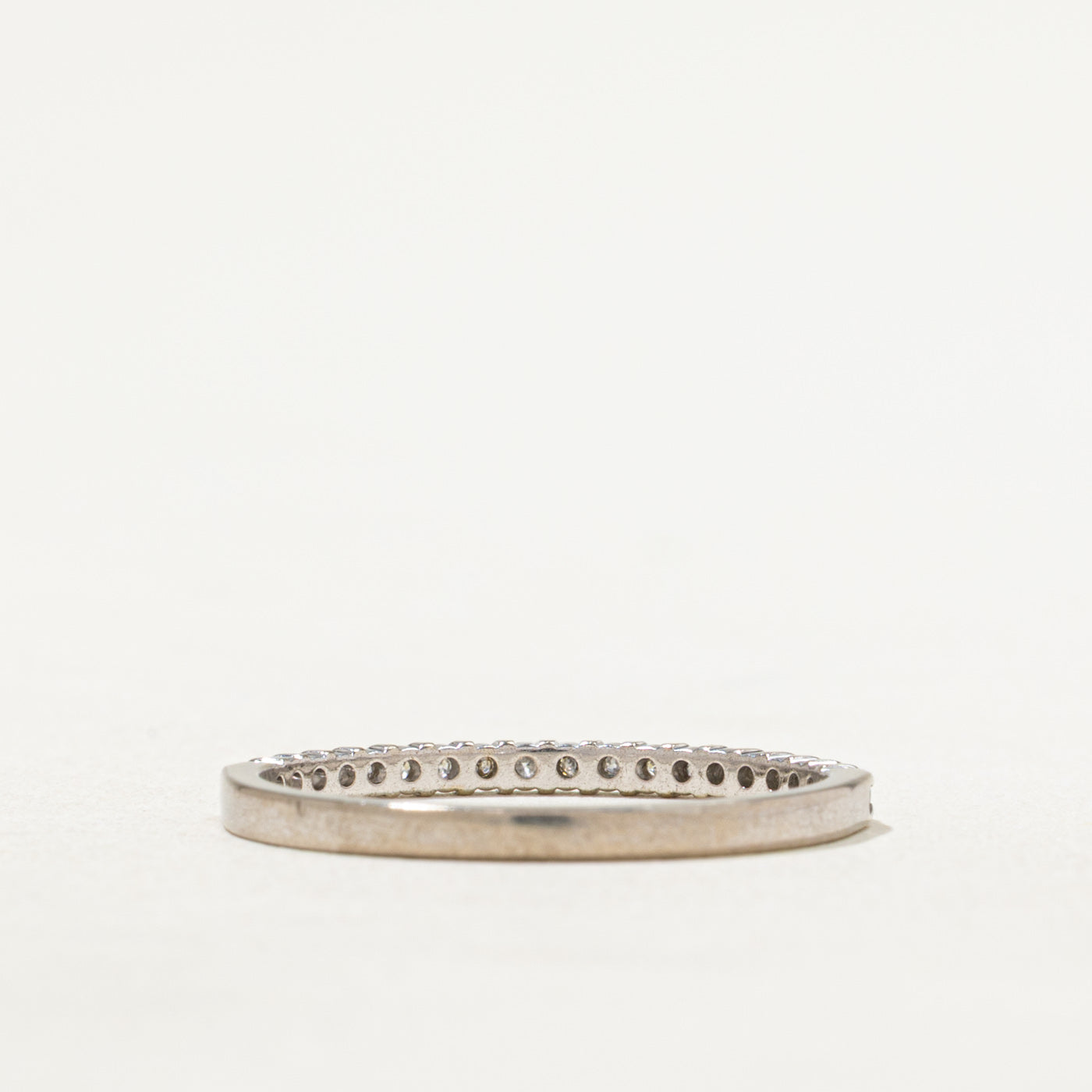 Semi Eternity Diamond Band Ring - 0.15 Carat Total Weight (ctw) - Size 7 - Perfect for Anniversary Gifts, Wedding Bands & Everyday Elegance