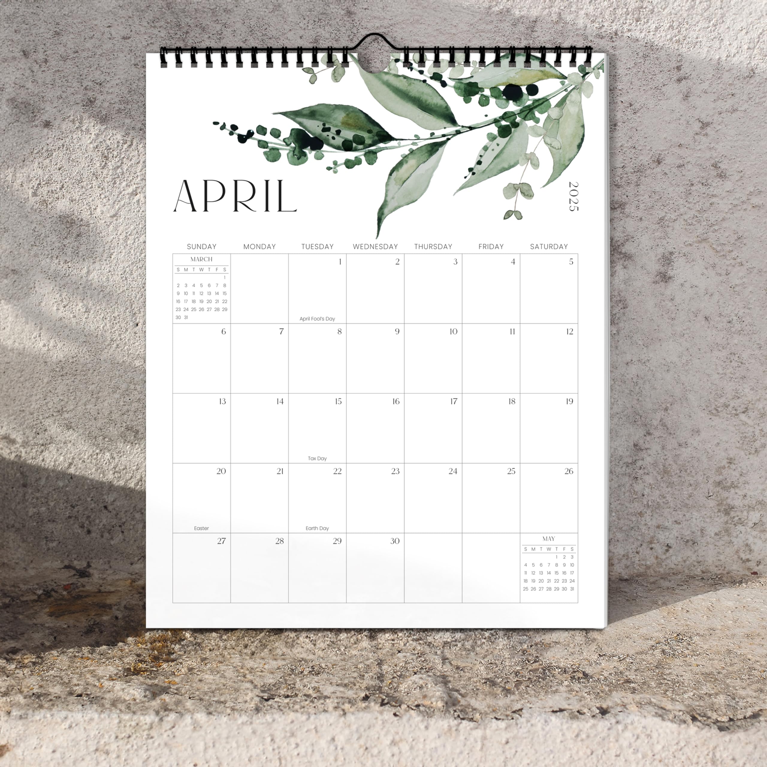 2025-2026 Modern Greenery Wall Calendar | January 2025 to July 2026 | Stylish Home & Office Planner | Perfect for Scheduling, Organization & Decoration | Ideal for Home, Office, Classroom & Gift Giving
