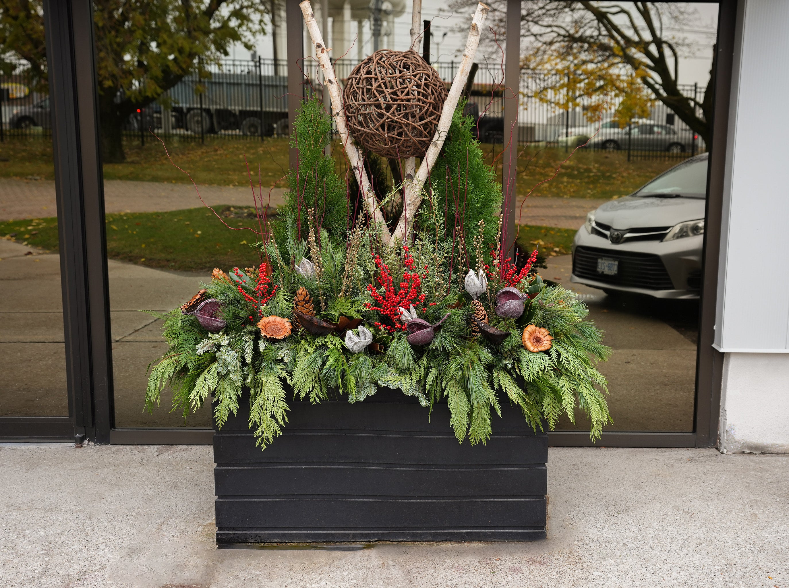 Magical Christmas Arrangement - Holiday Home Decor for Festive Season | Perfect for Living Room, Mantel & Christmas Tree Decorations